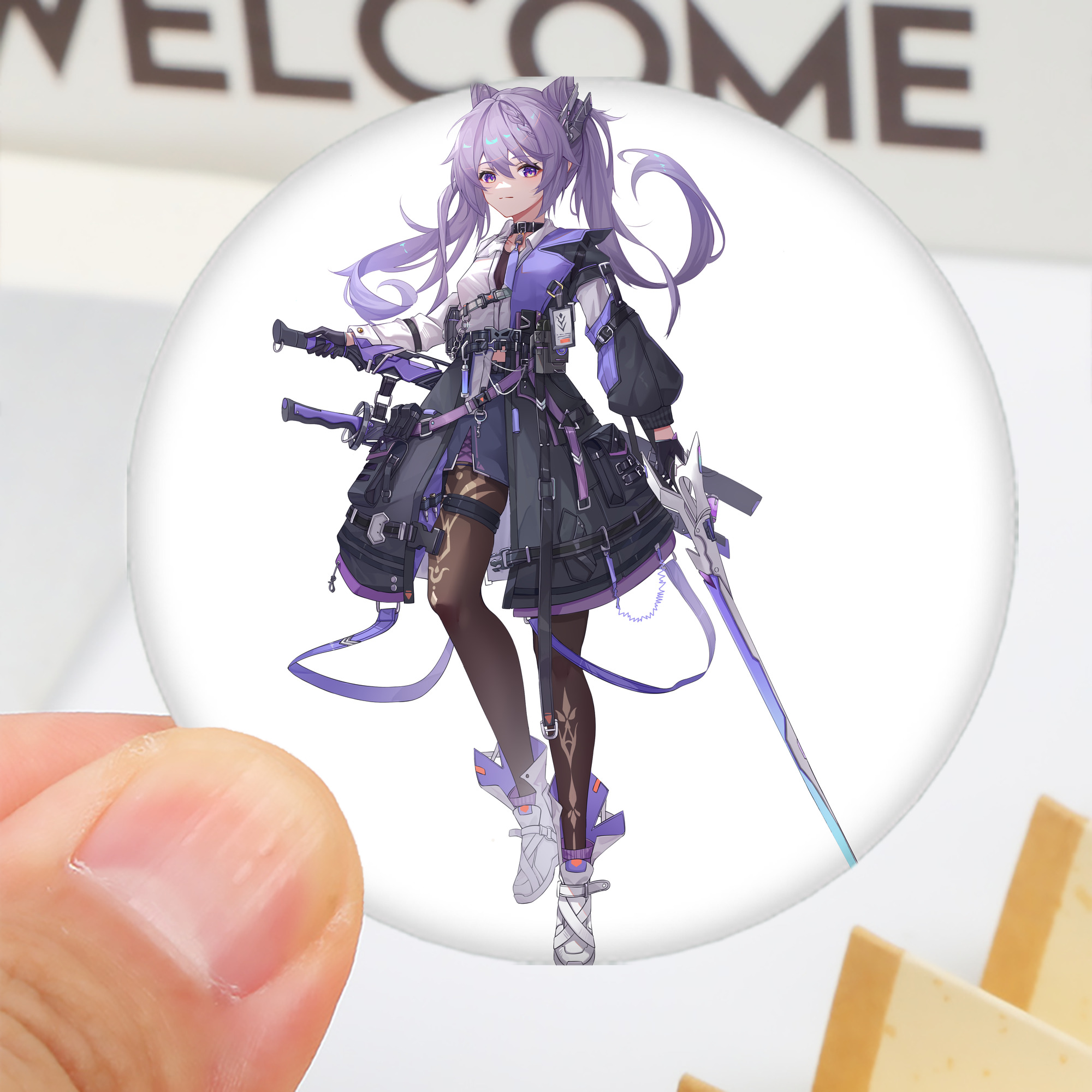 げんし神 刻晴 こくせい genshin Kokusei 6cm 缶バッジ 複数セット