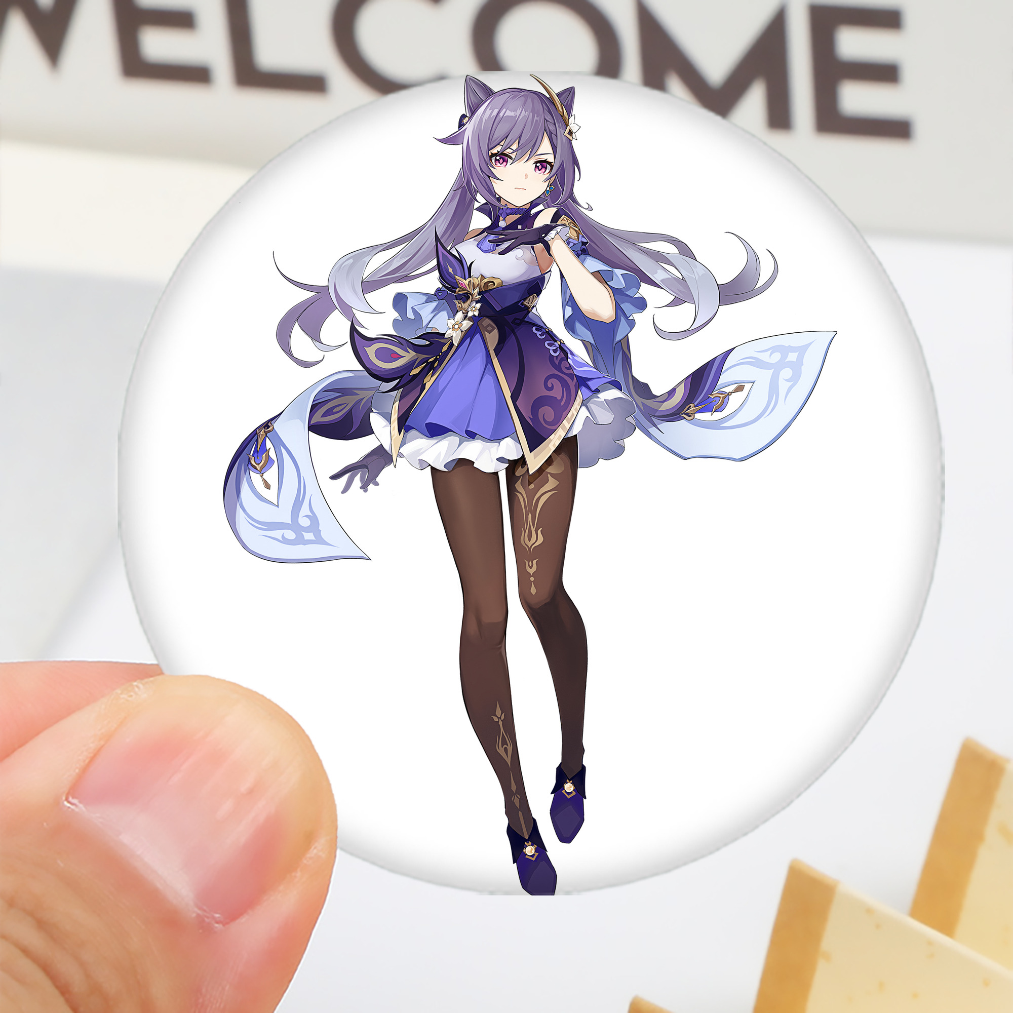 げんし神 刻晴 こくせい genshin Kokusei 6cm 缶バッジ 複数セット