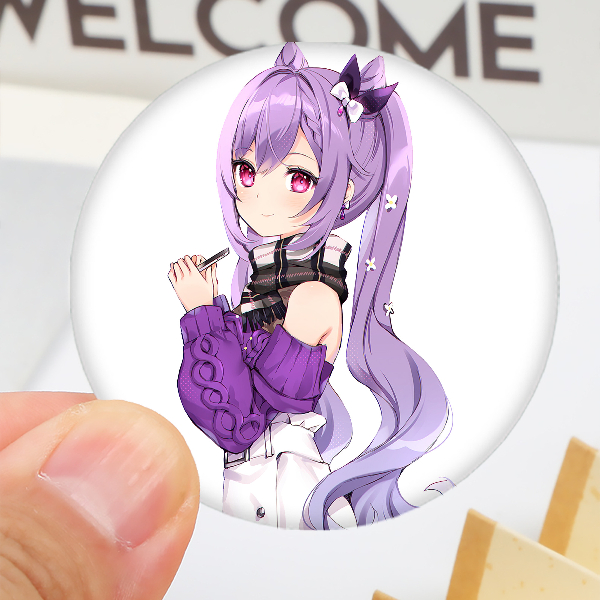 げんし神 刻晴 こくせい genshin Kokusei 6cm 缶バッジ 複数セット