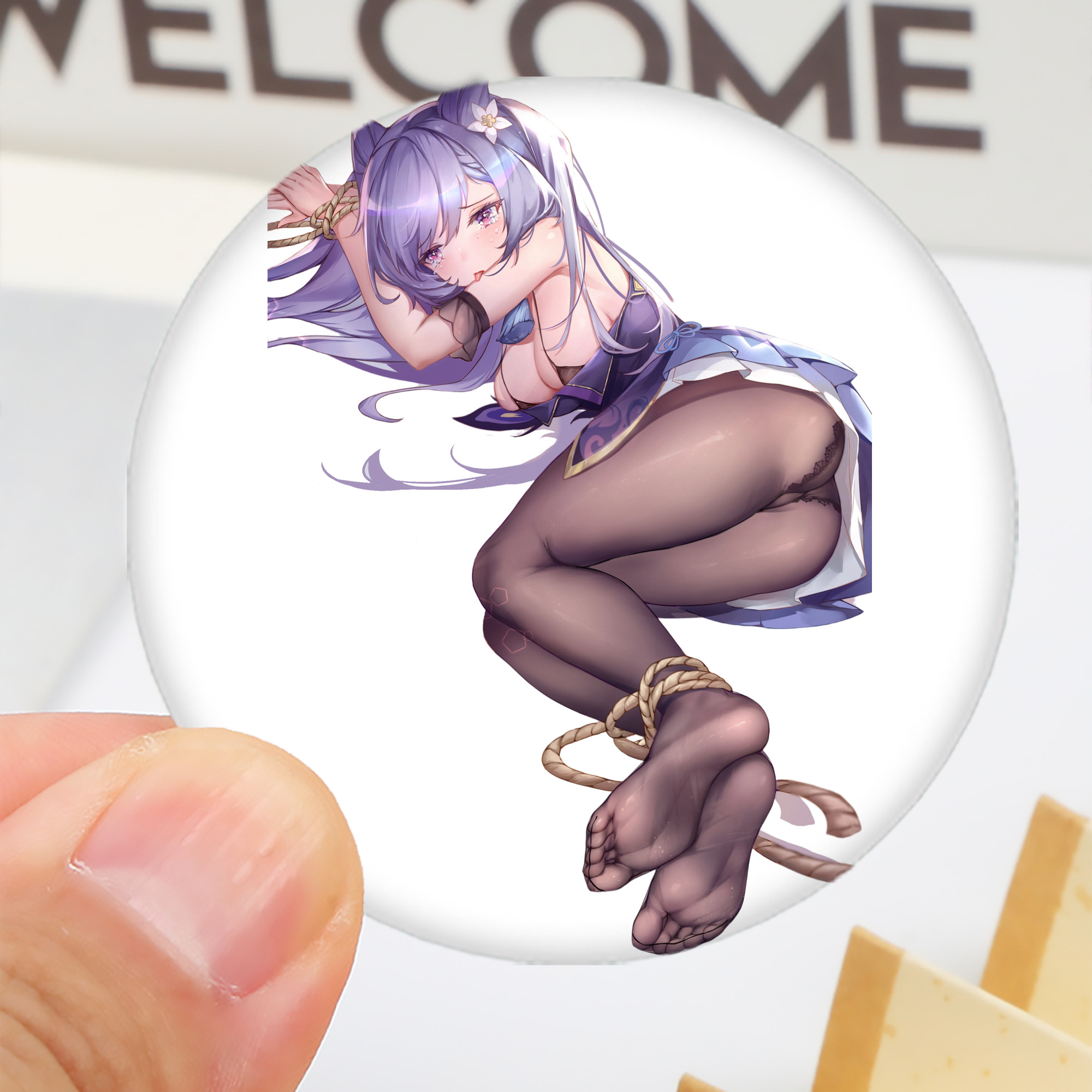 げんし神 刻晴 こくせい genshin Kokusei 6cm 缶バッジ 複数セット