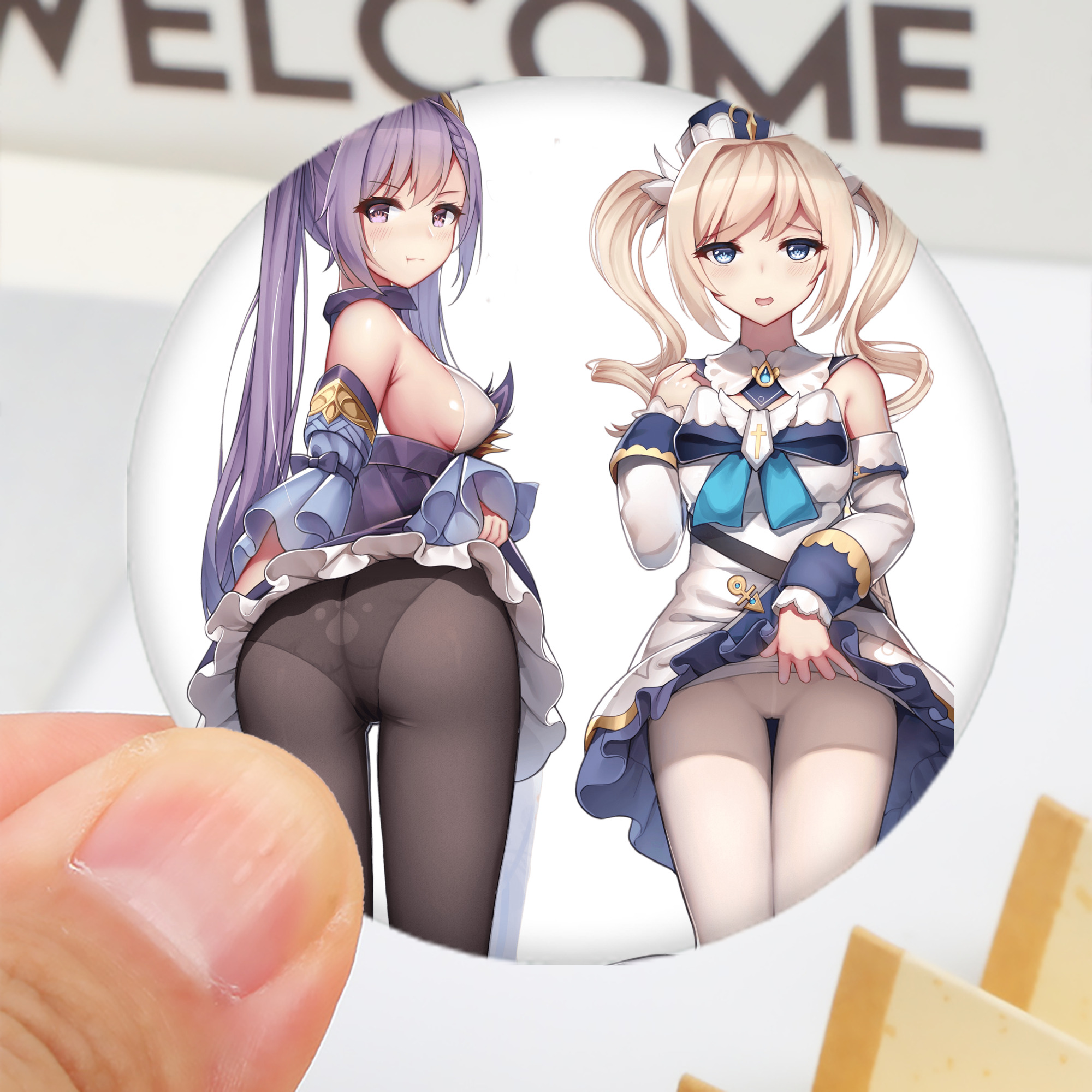 げんし神 刻晴 こくせい genshin Kokusei 6cm 缶バッジ 複数セット