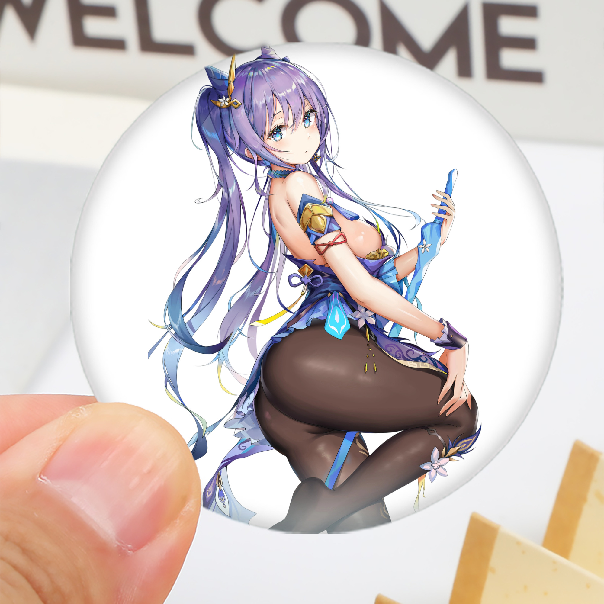 げんし神 刻晴 こくせい genshin Kokusei 6cm 缶バッジ 複数セット