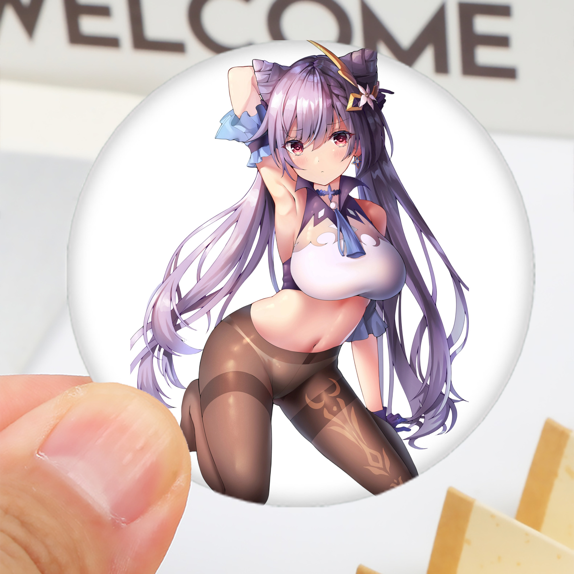 げんし神 刻晴 こくせい genshin Kokusei 6cm 缶バッジ 複数セット