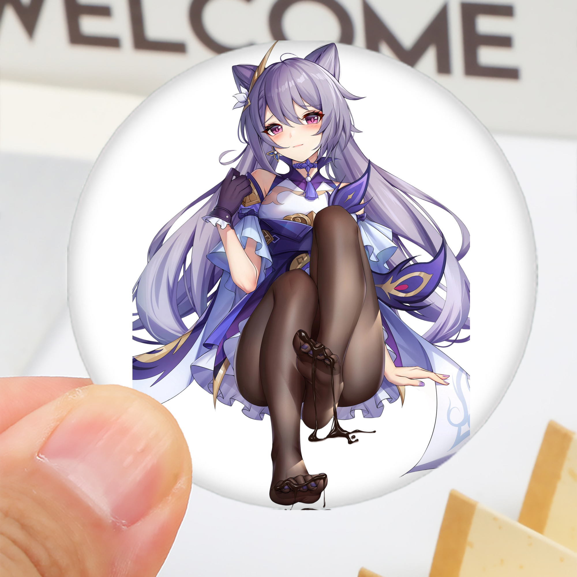 げんし神 刻晴 こくせい genshin Kokusei 6cm 缶バッジ 複数セット