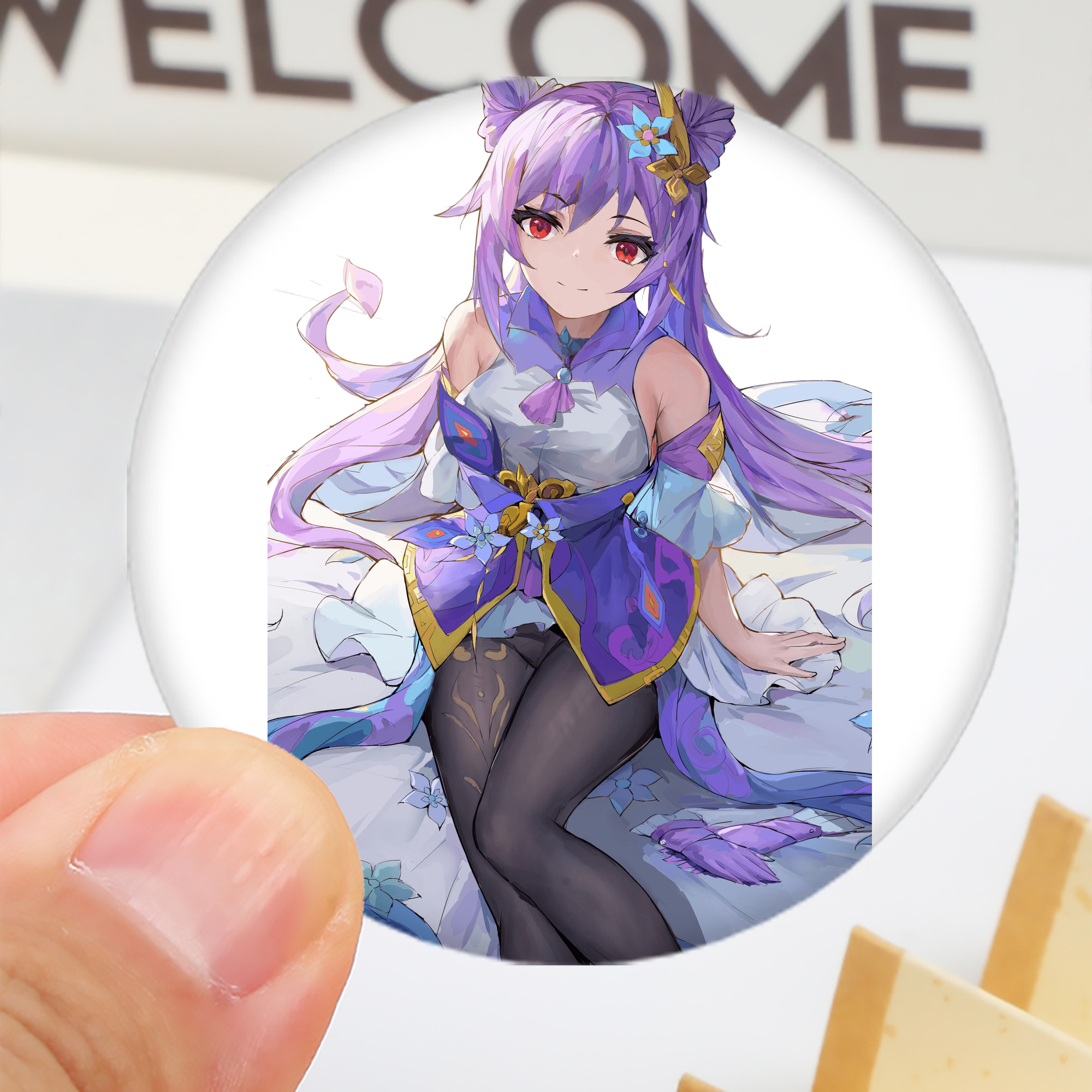 げんし神 刻晴 こくせい genshin Kokusei 6cm 缶バッジ 複数セット