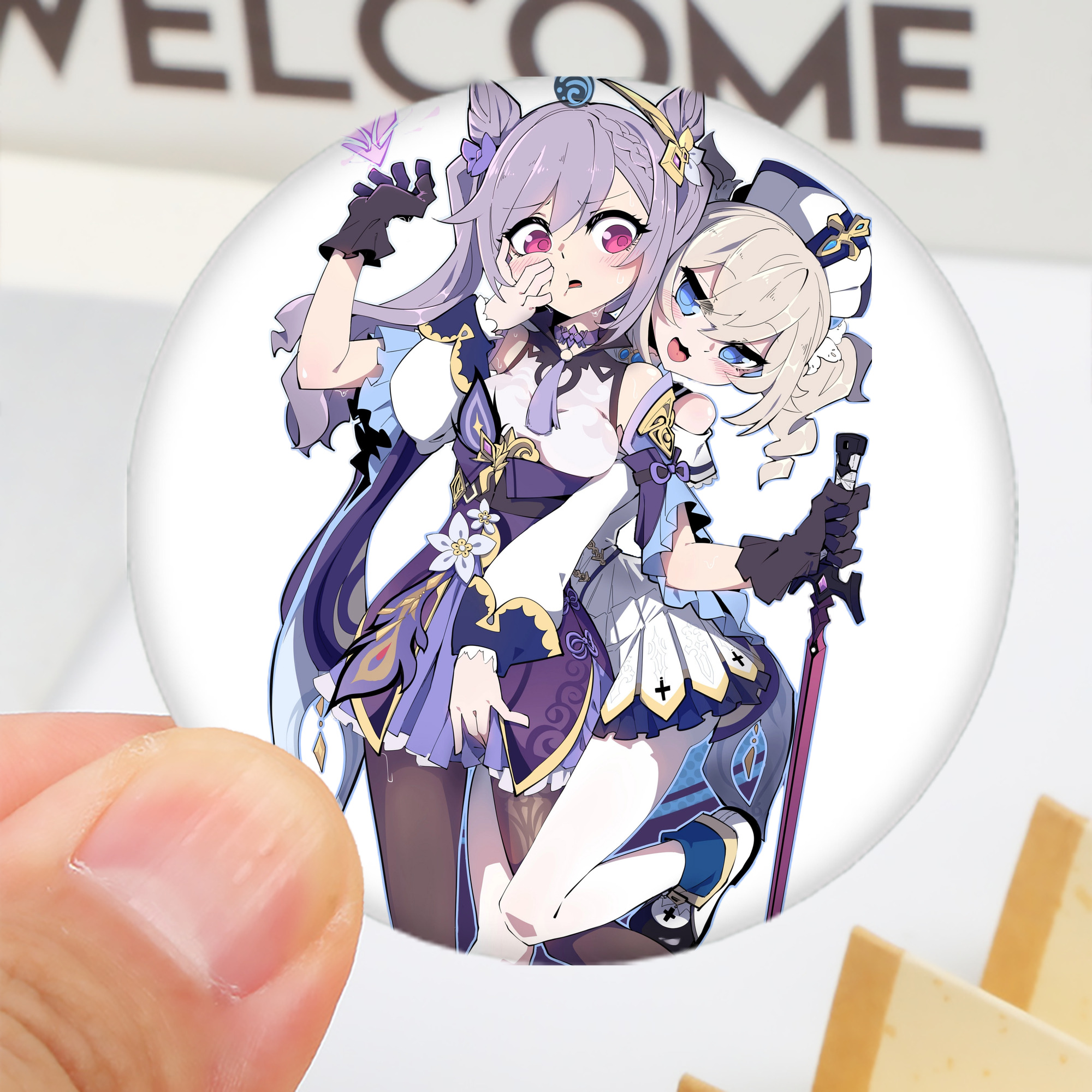 げんし神 刻晴 こくせい genshin Kokusei 6cm 缶バッジ 複数セット