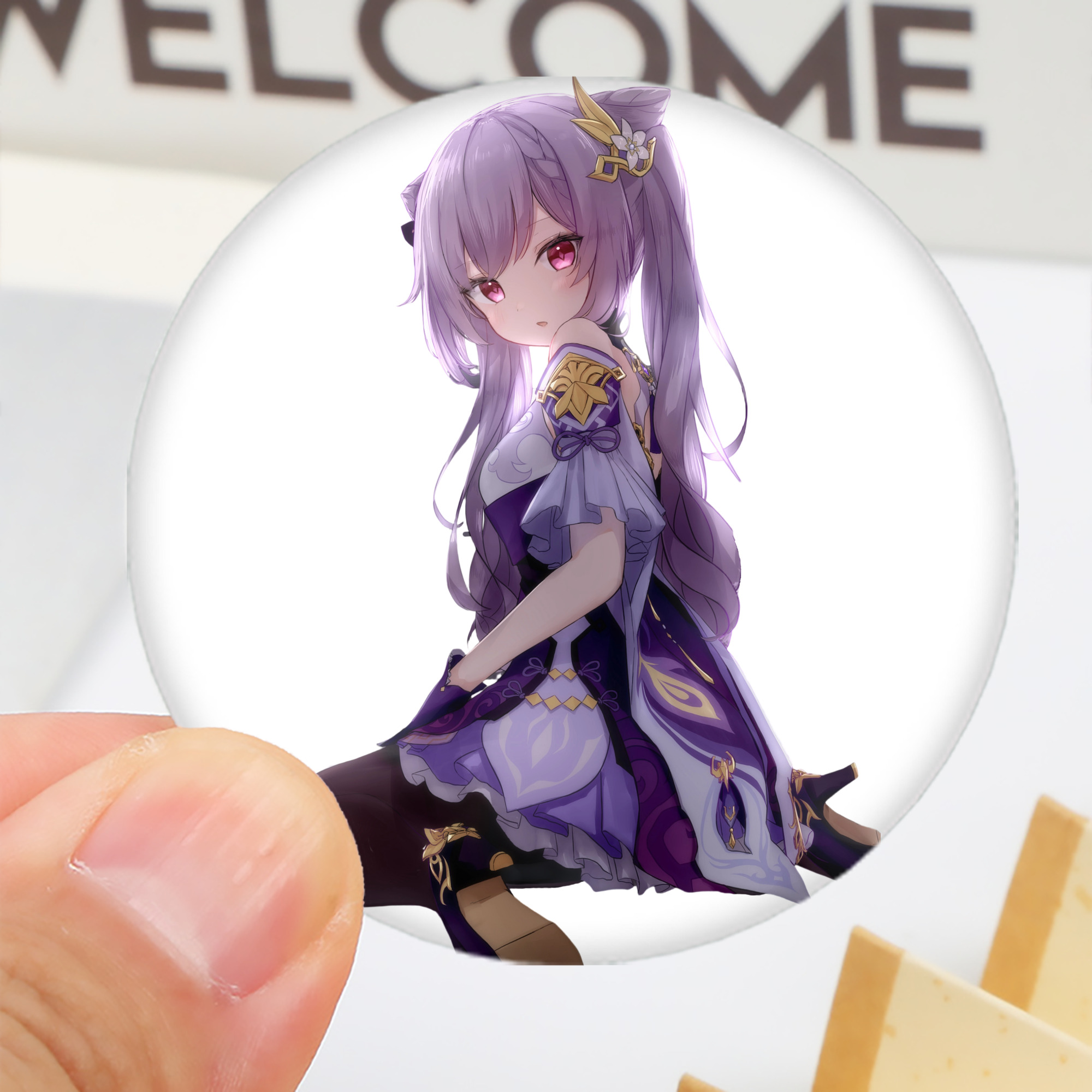 げんし神 刻晴 こくせい genshin Kokusei 6cm 缶バッジ 複数セット