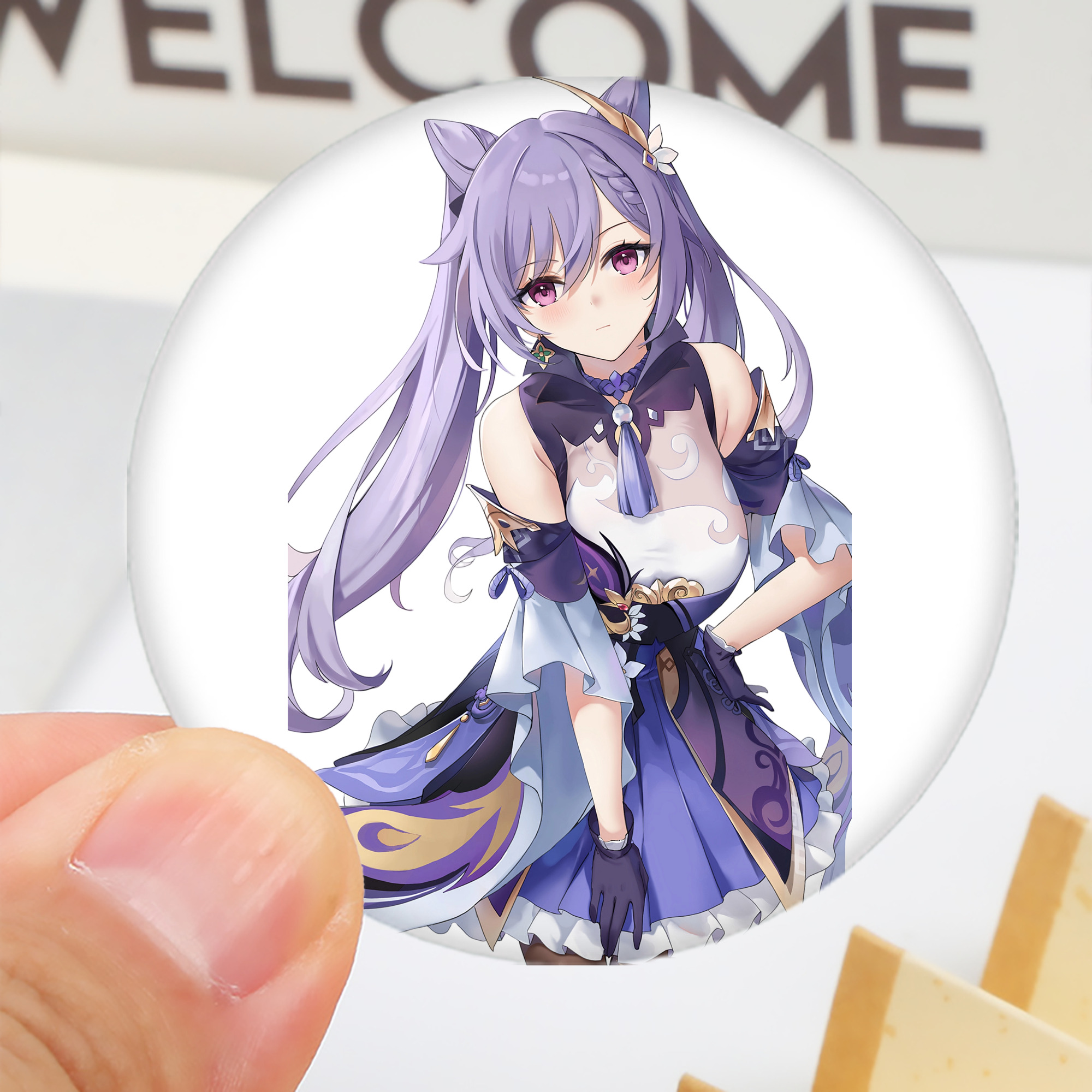 げんし神 刻晴 こくせい genshin Kokusei 6cm 缶バッジ 複数セット