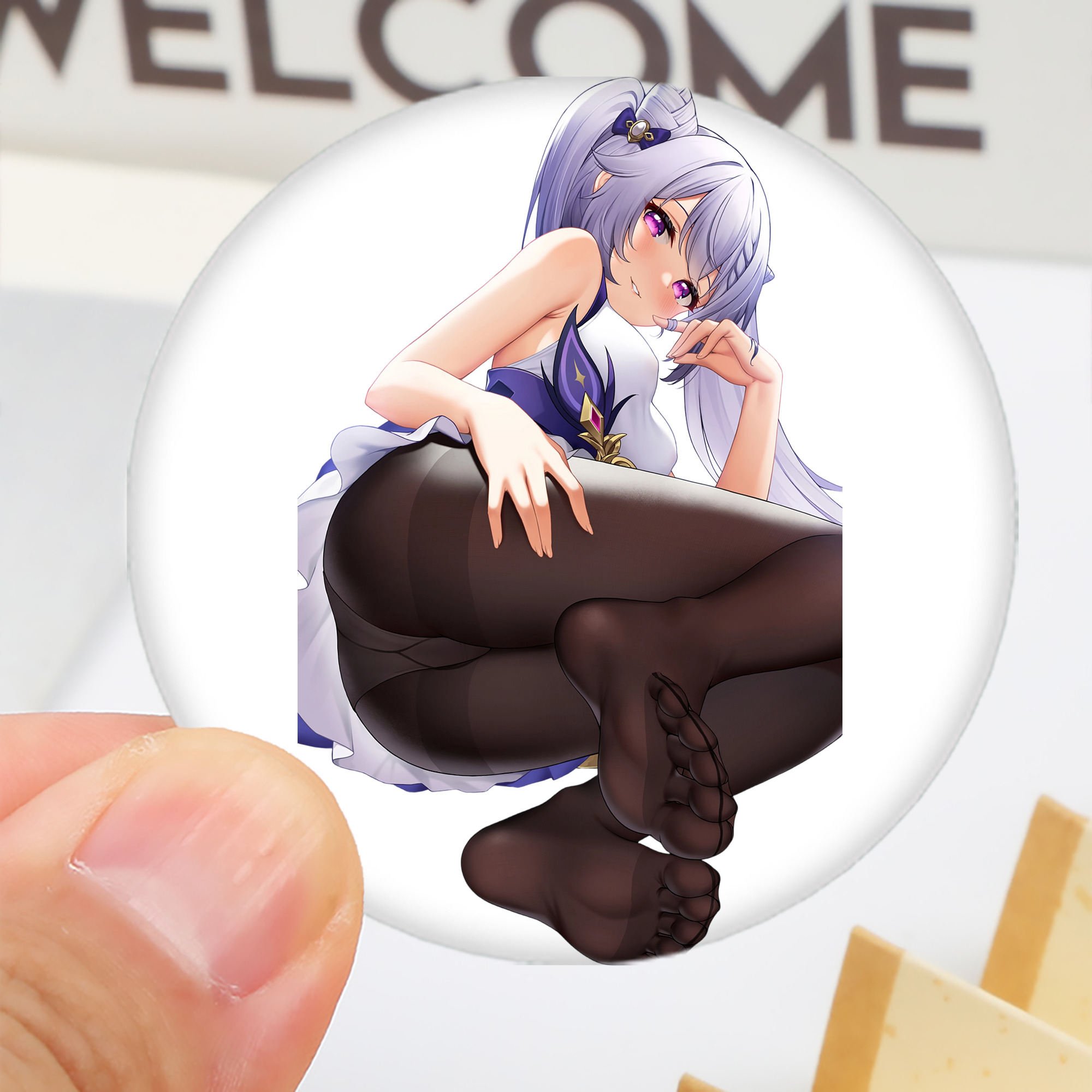 げんし神 刻晴 こくせい genshin Kokusei 6cm 缶バッジ 複数セット