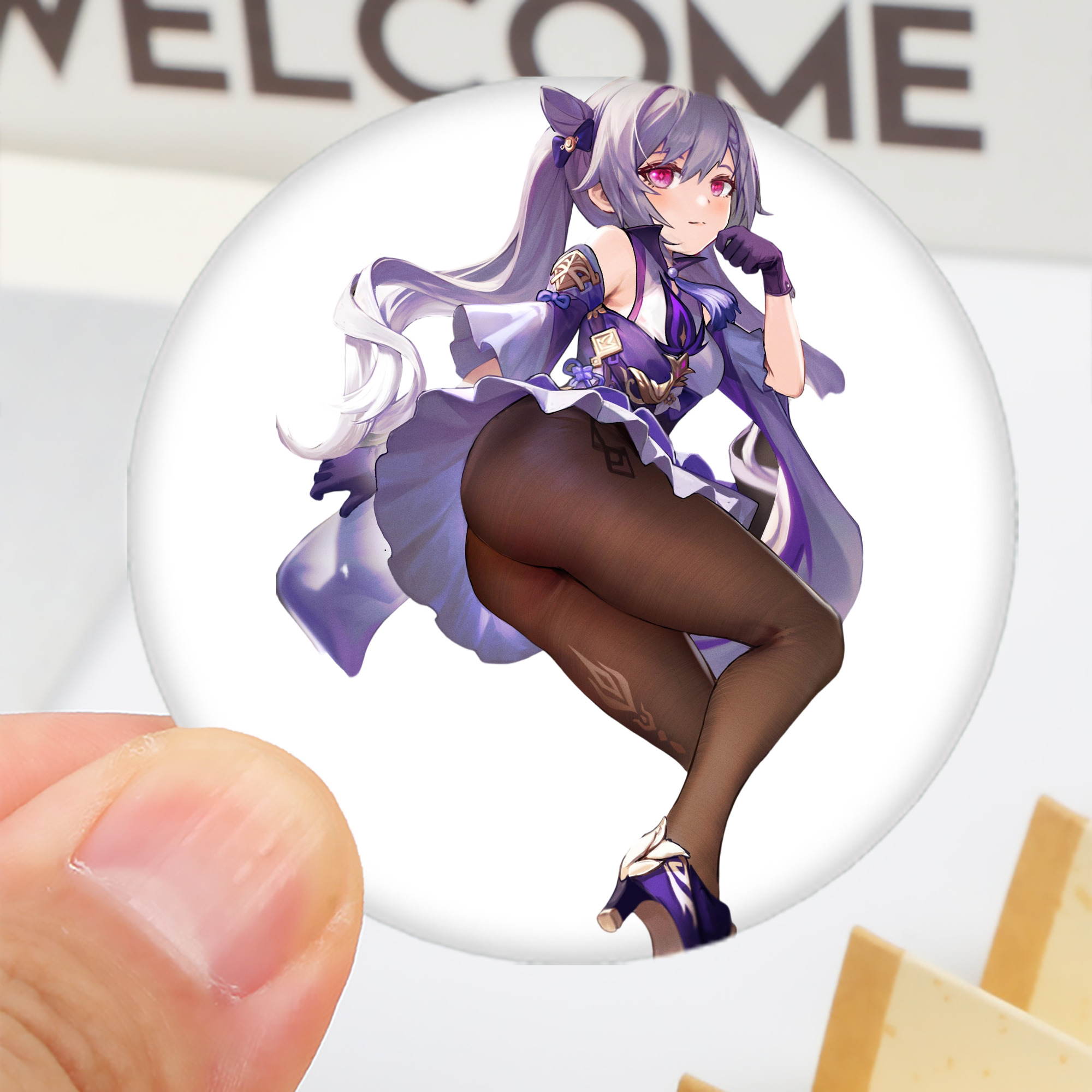 げんし神 刻晴 こくせい genshin Kokusei 6cm 缶バッジ 複数セット