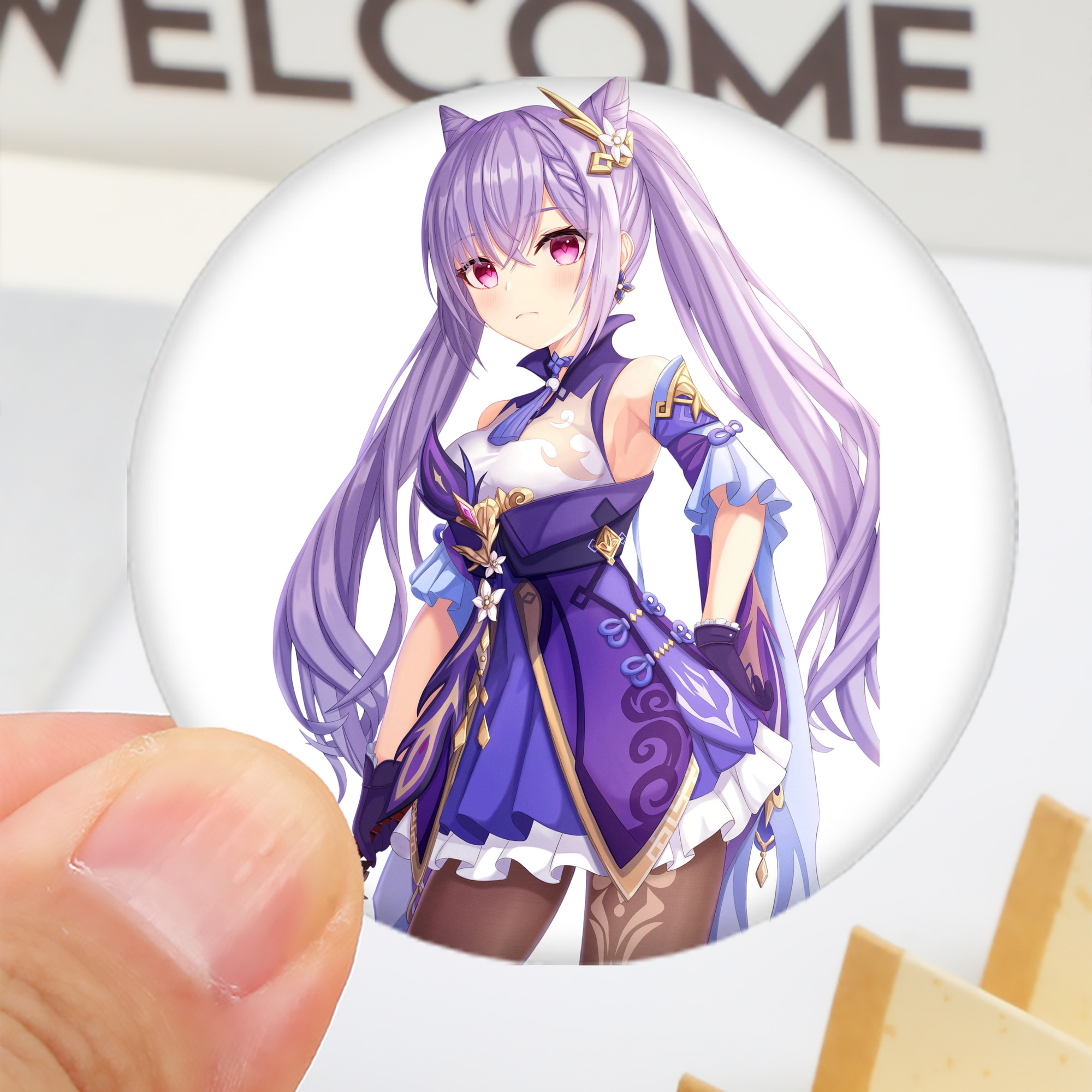 げんし神 刻晴 こくせい genshin Kokusei 6cm 缶バッジ 複数セット