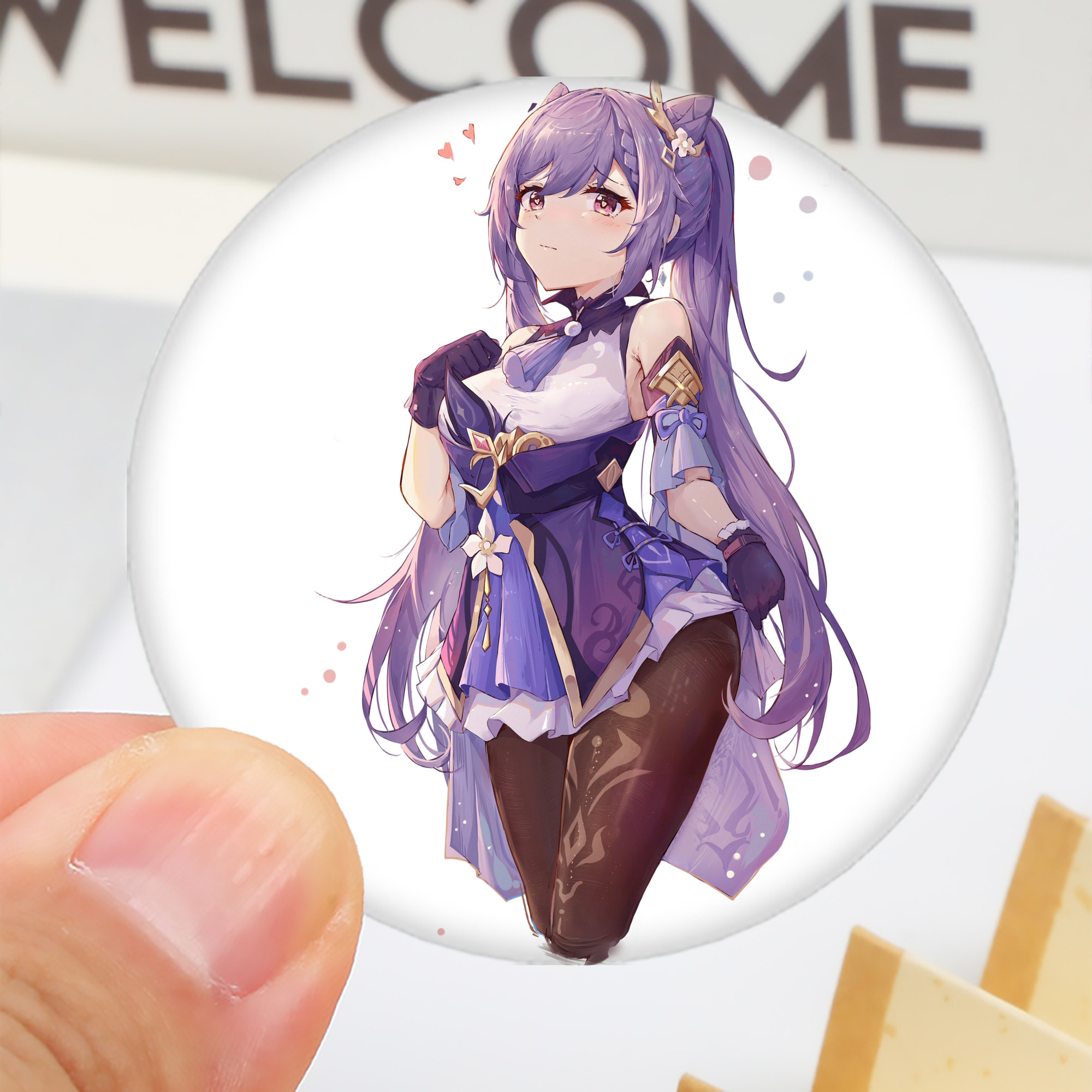 げんし神 刻晴 こくせい genshin Kokusei 6cm 缶バッジ 複数セット