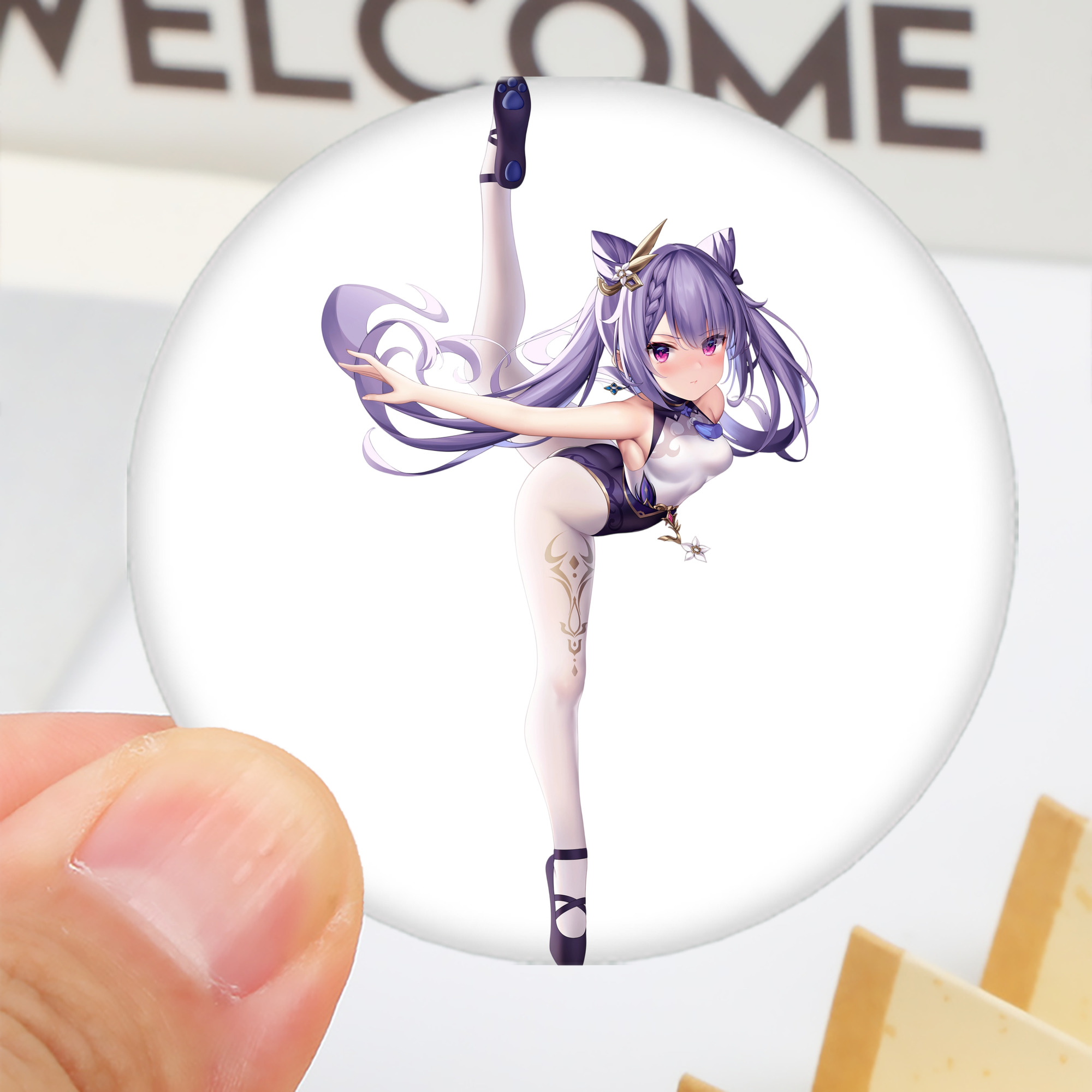 げんし神 刻晴 こくせい genshin Kokusei 6cm 缶バッジ 複数セット