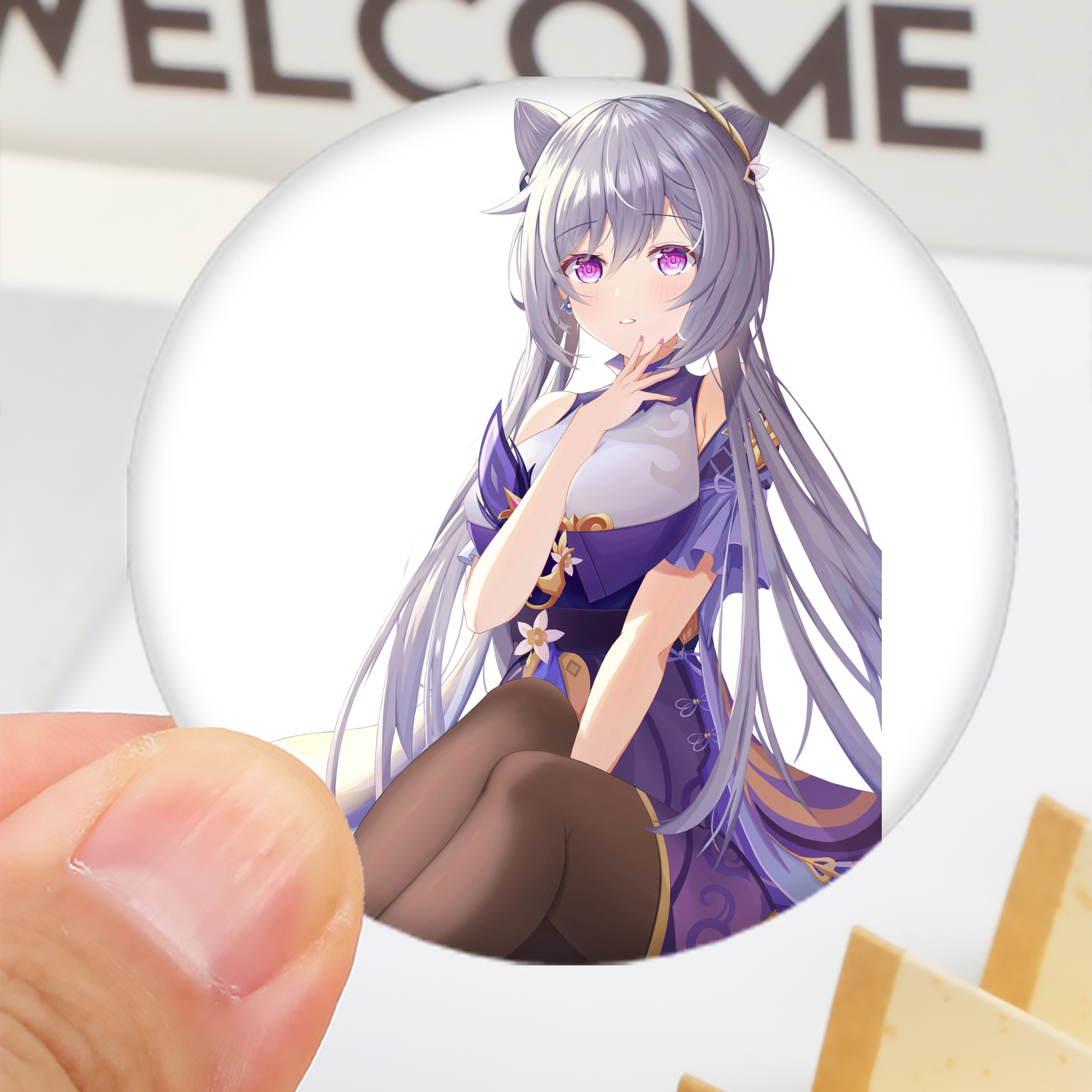 げんし神 刻晴 こくせい genshin Kokusei 6cm 缶バッジ 複数セット