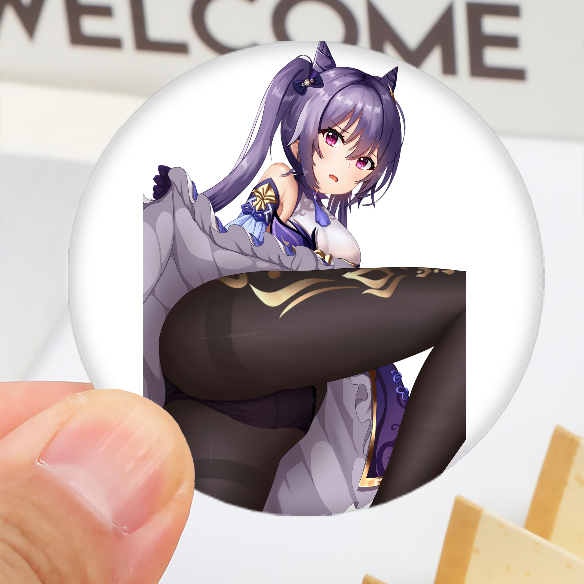 げんし神 刻晴 こくせい genshin Kokusei 6cm 缶バッジ 複数セット