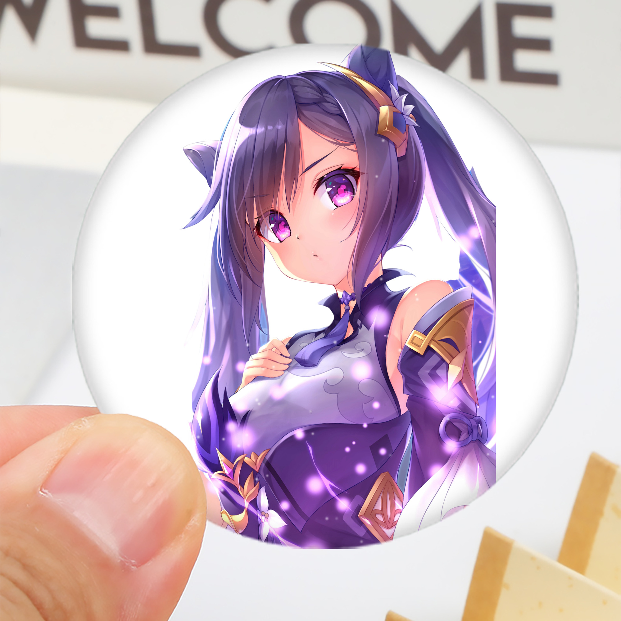 げんし神 刻晴 こくせい genshin Kokusei 6cm 缶バッジ 複数セット