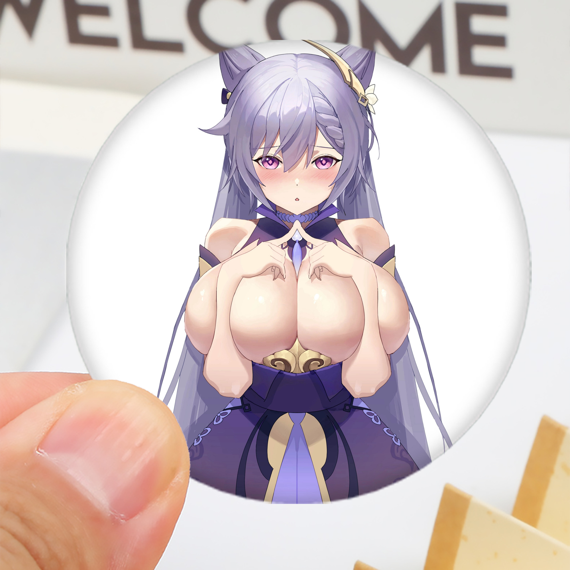 げんし神 刻晴 こくせい genshin Kokusei 6cm 缶バッジ 複数セット