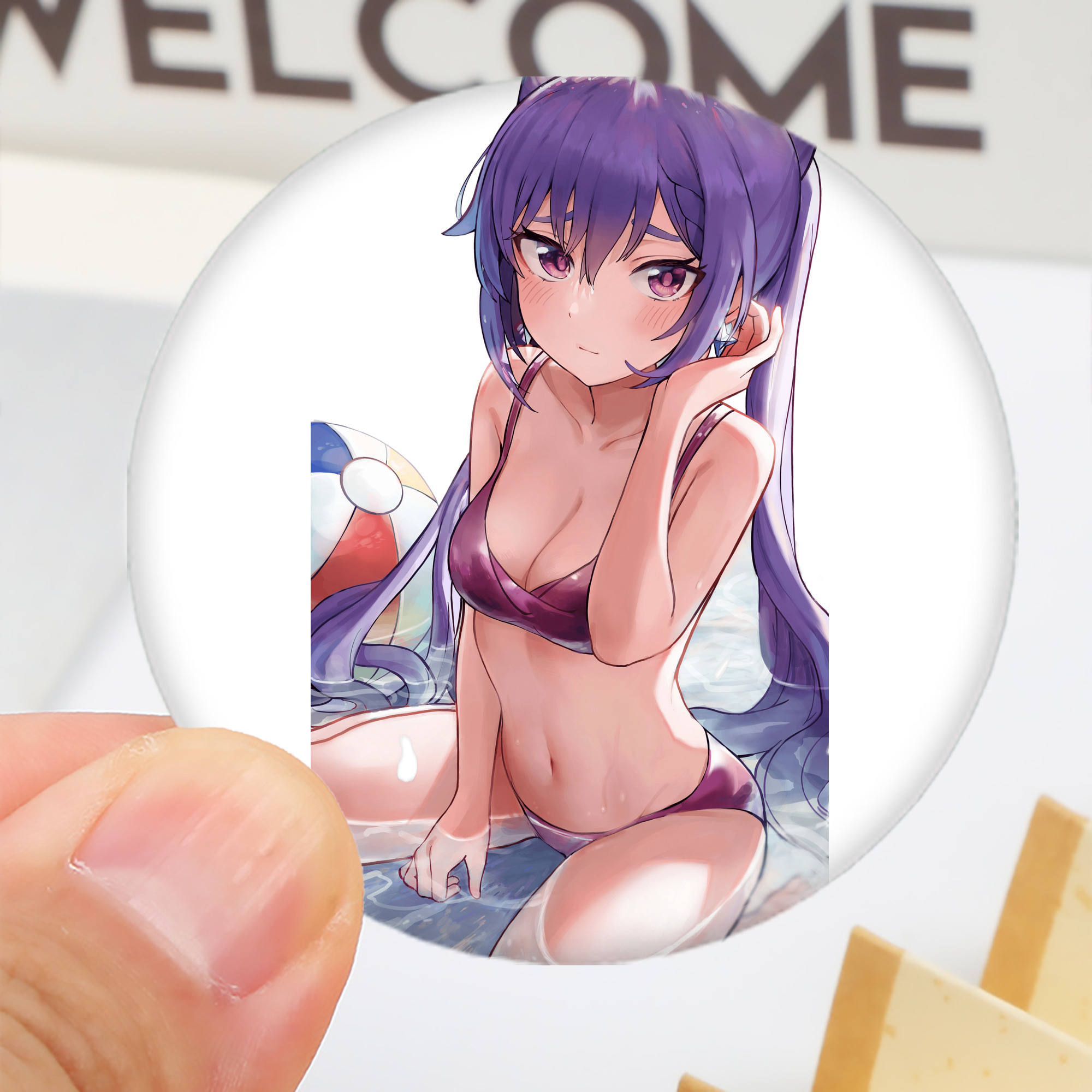 げんし神 刻晴 こくせい genshin Kokusei 6cm 缶バッジ 複数セット