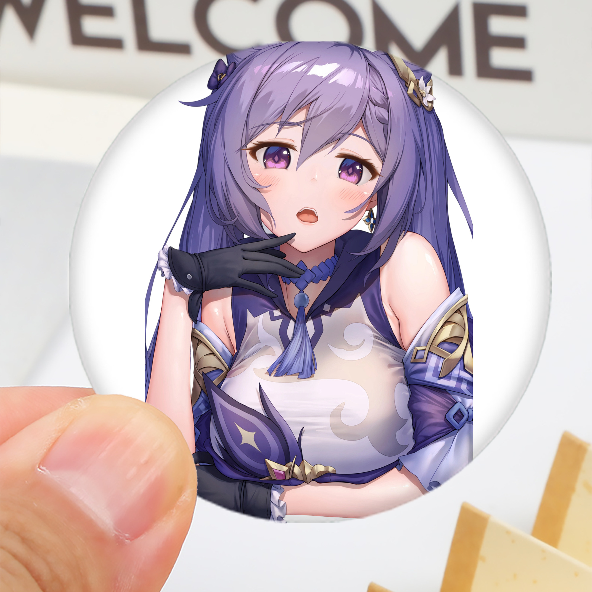 げんし神 刻晴 こくせい genshin Kokusei 6cm 缶バッジ 複数セット