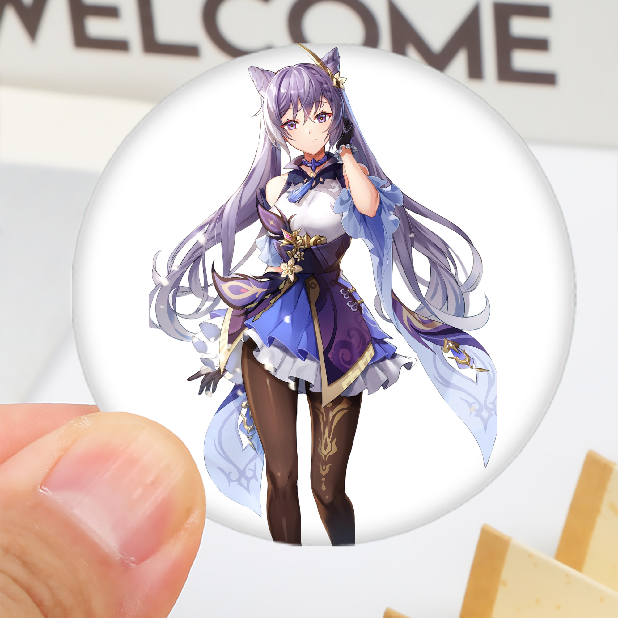 げんし神 刻晴 こくせい genshin Kokusei 6cm 缶バッジ 複数セット