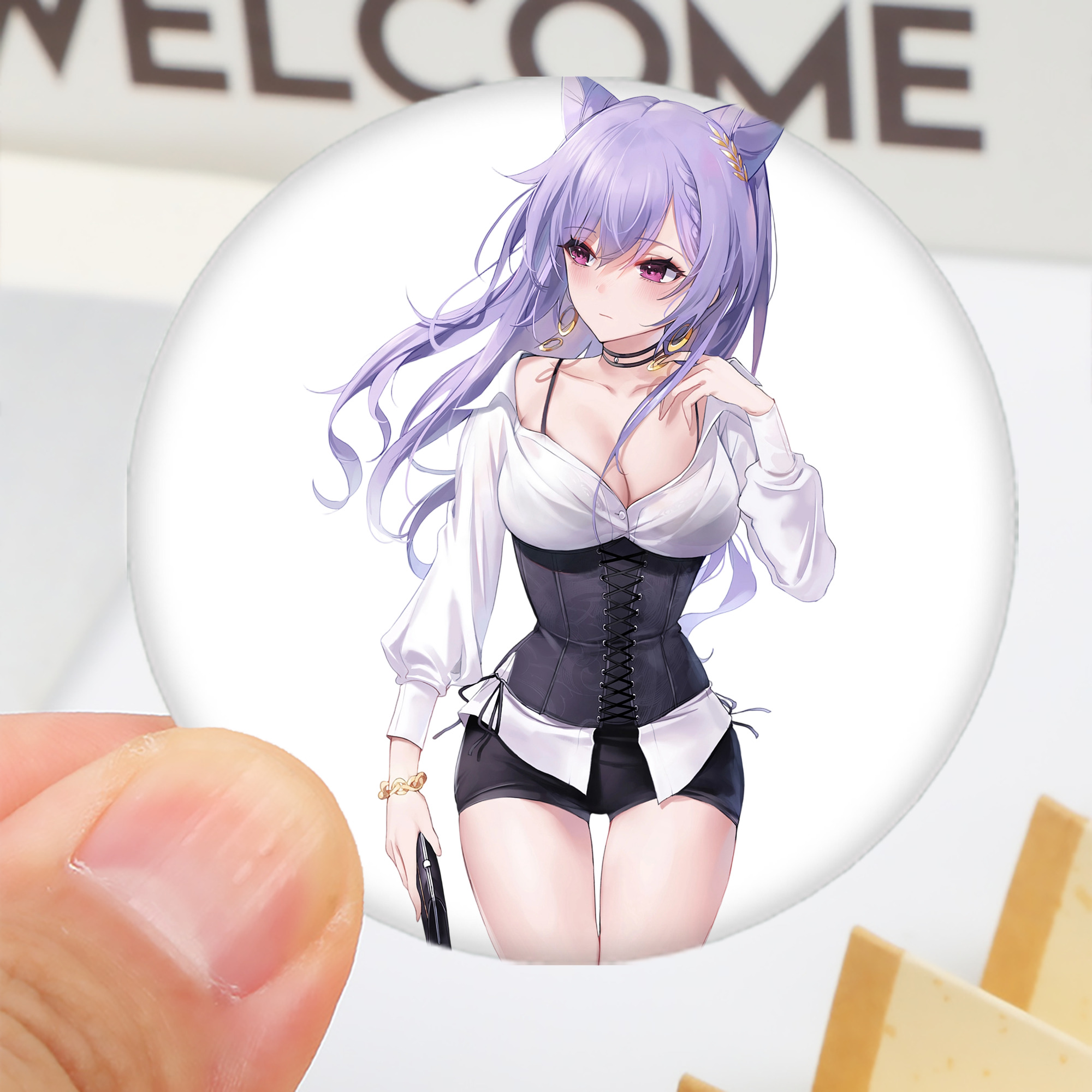 げんし神 刻晴 こくせい genshin Kokusei 6cm 缶バッジ 複数セット