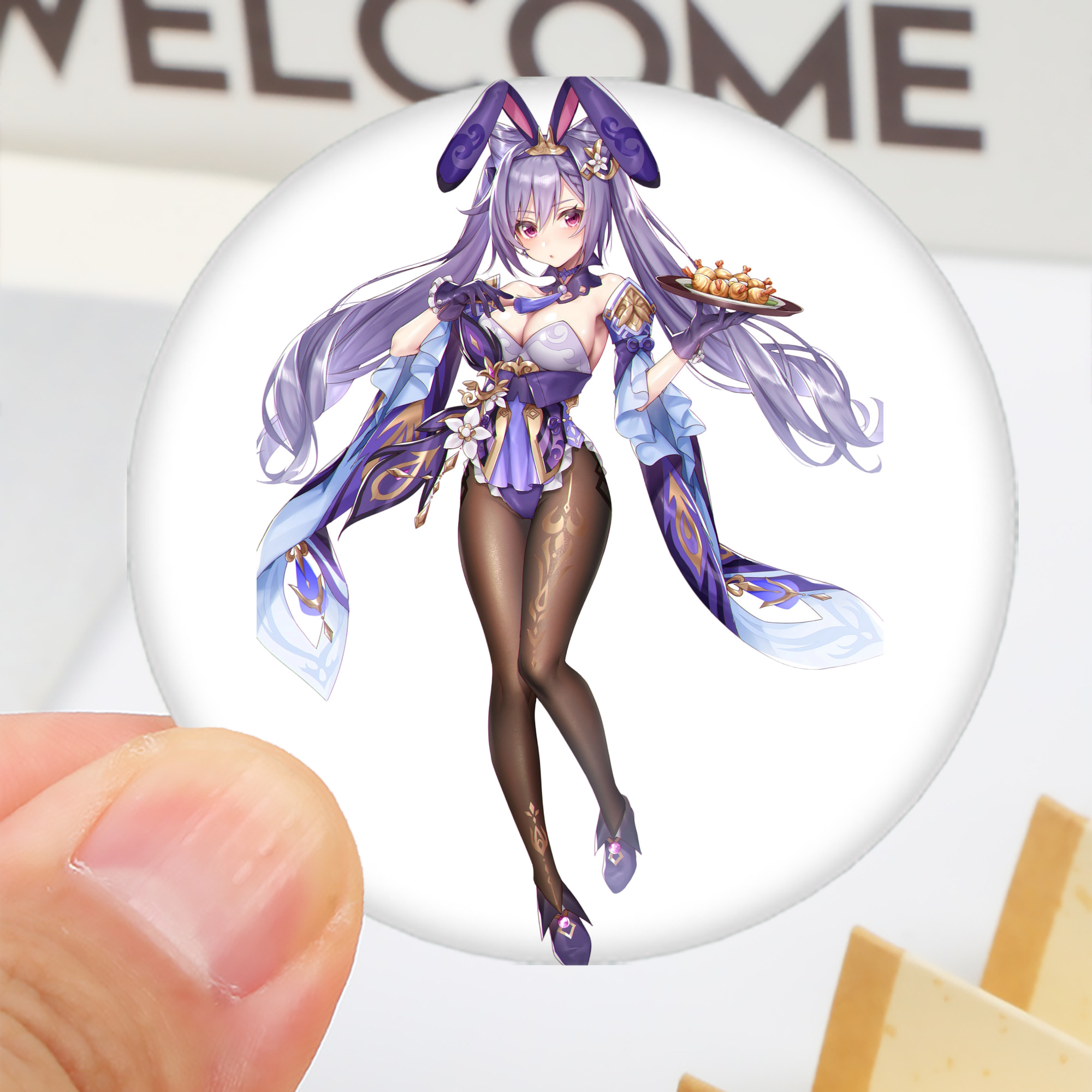 げんし神 刻晴 こくせい genshin Kokusei 6cm 缶バッジ 複数セット