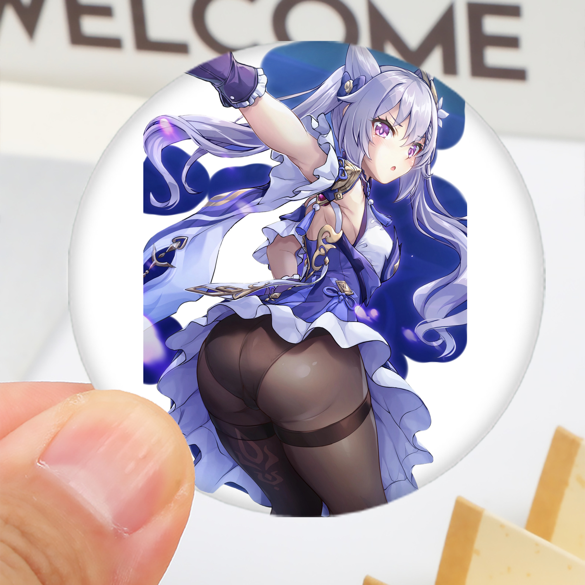 げんし神 刻晴 こくせい genshin Kokusei 6cm 缶バッジ 複数セット