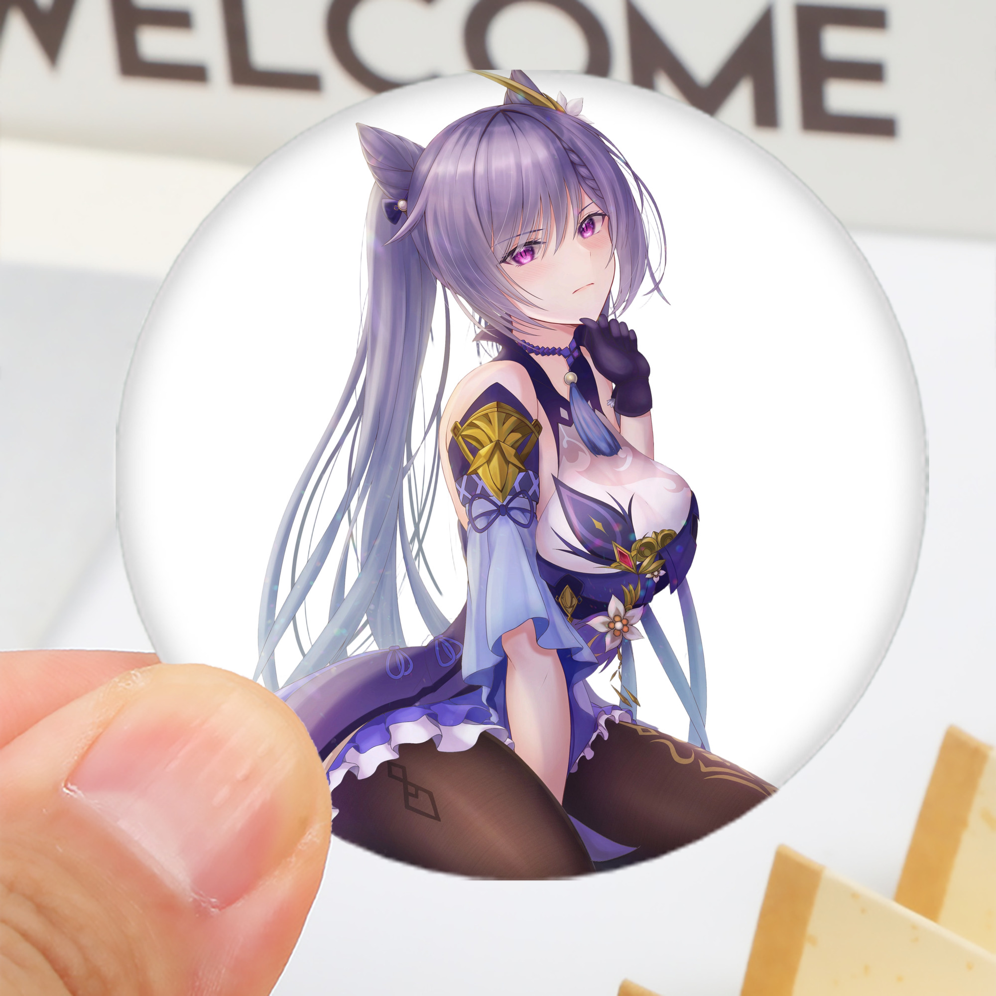 げんし神 刻晴 こくせい genshin Kokusei 6cm 缶バッジ 複数セット