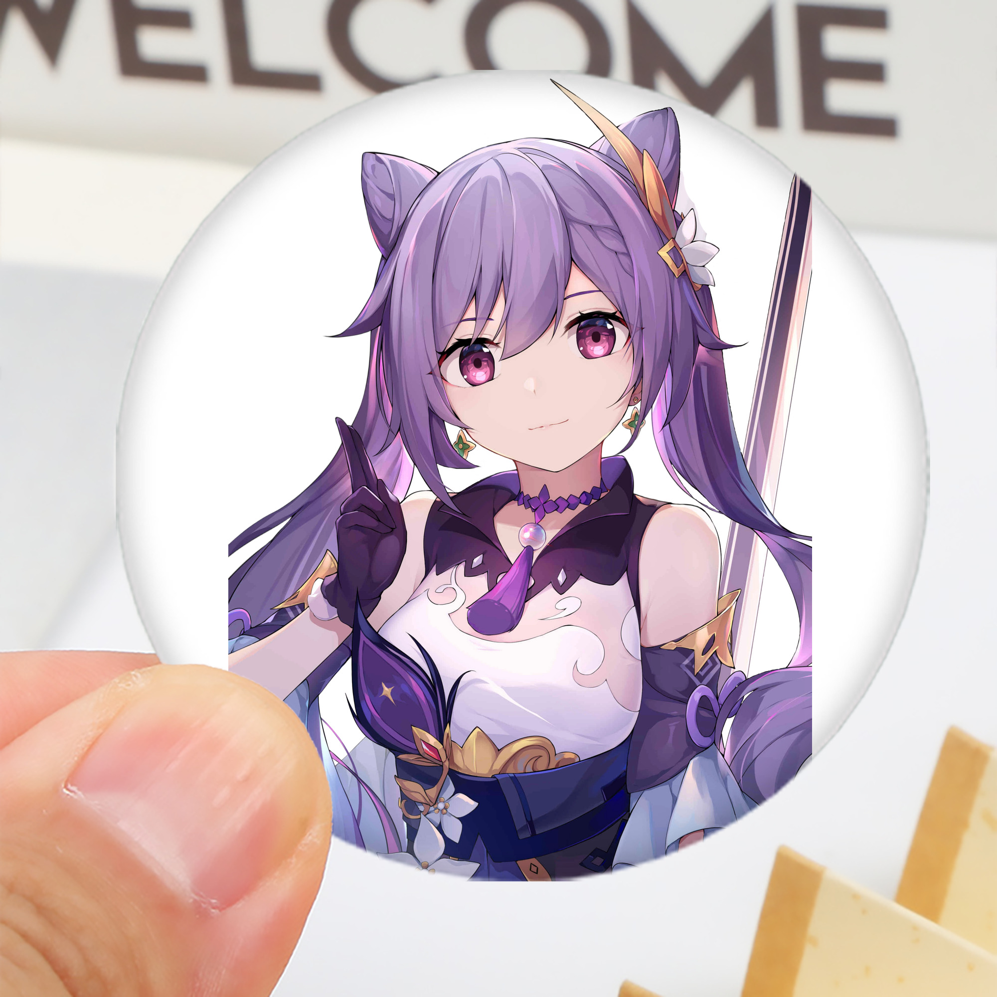 げんし神 刻晴 こくせい genshin Kokusei 6cm 缶バッジ 複数セット