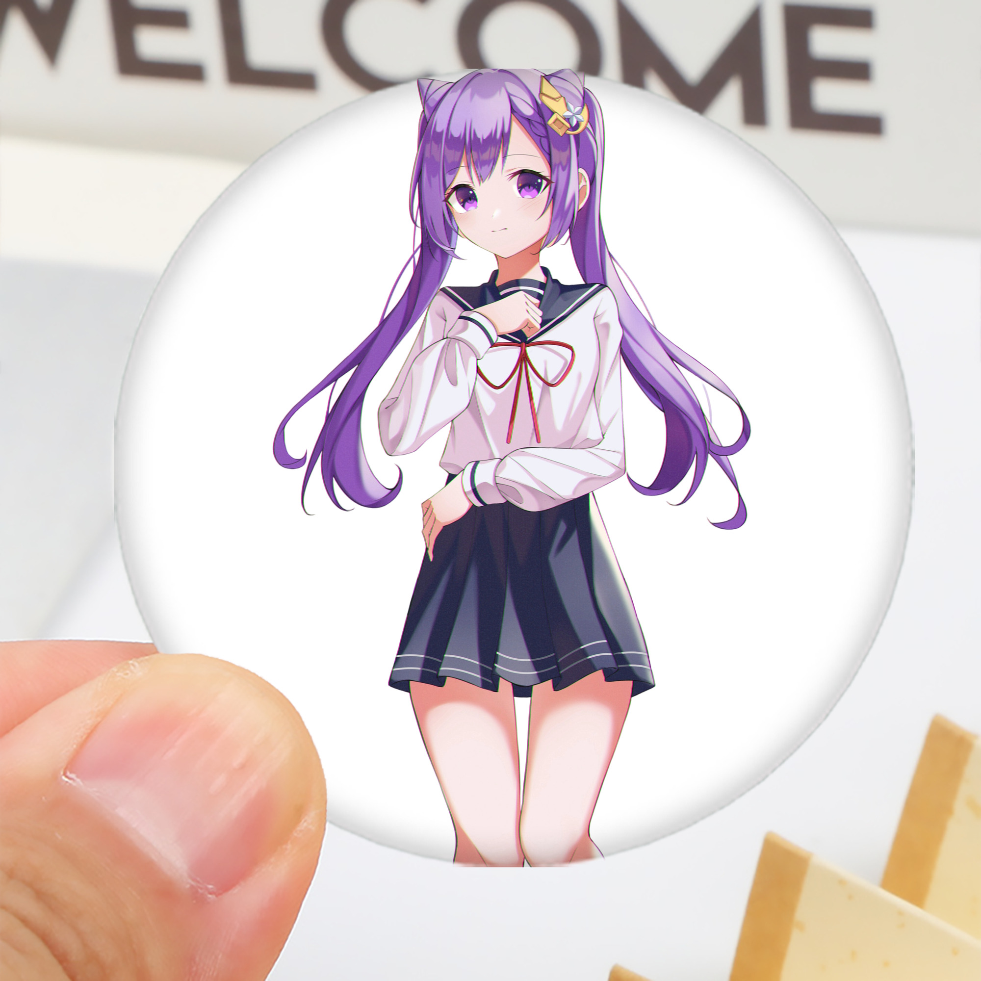 げんし神 刻晴 こくせい genshin Kokusei 6cm 缶バッジ 複数セット