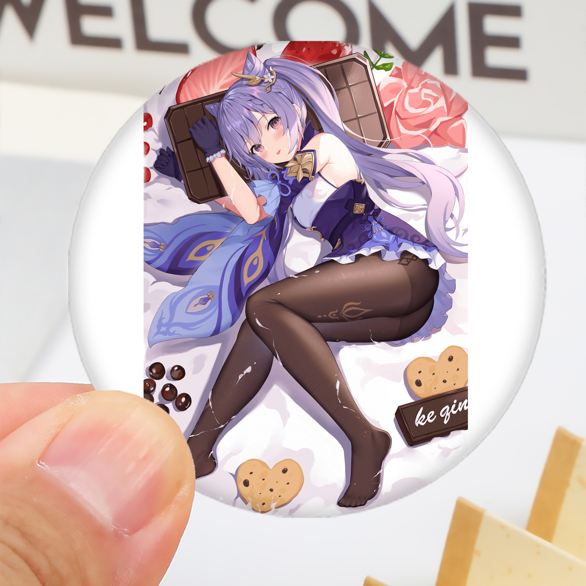 げんし神 刻晴 こくせい genshin Kokusei 6cm 缶バッジ 複数セット