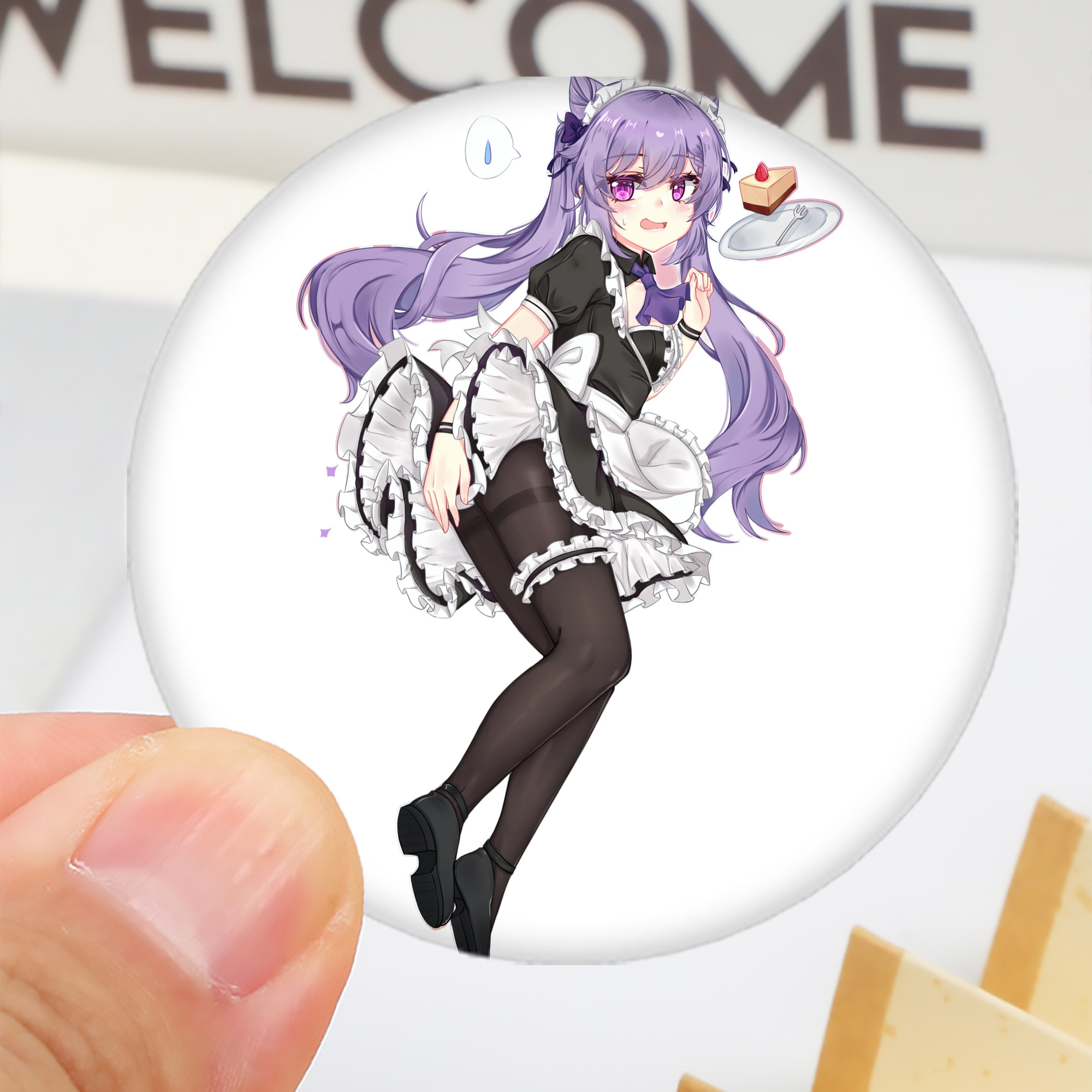 げんし神 刻晴 こくせい genshin Kokusei 6cm 缶バッジ 複数セット