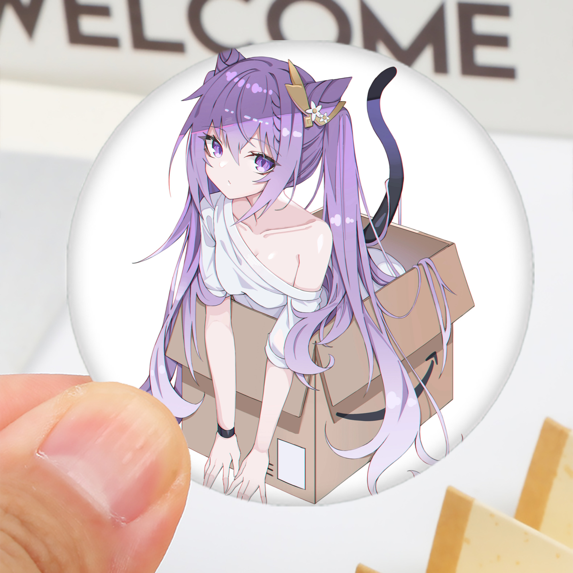 げんし神 刻晴 こくせい genshin Kokusei 6cm 缶バッジ 複数セット