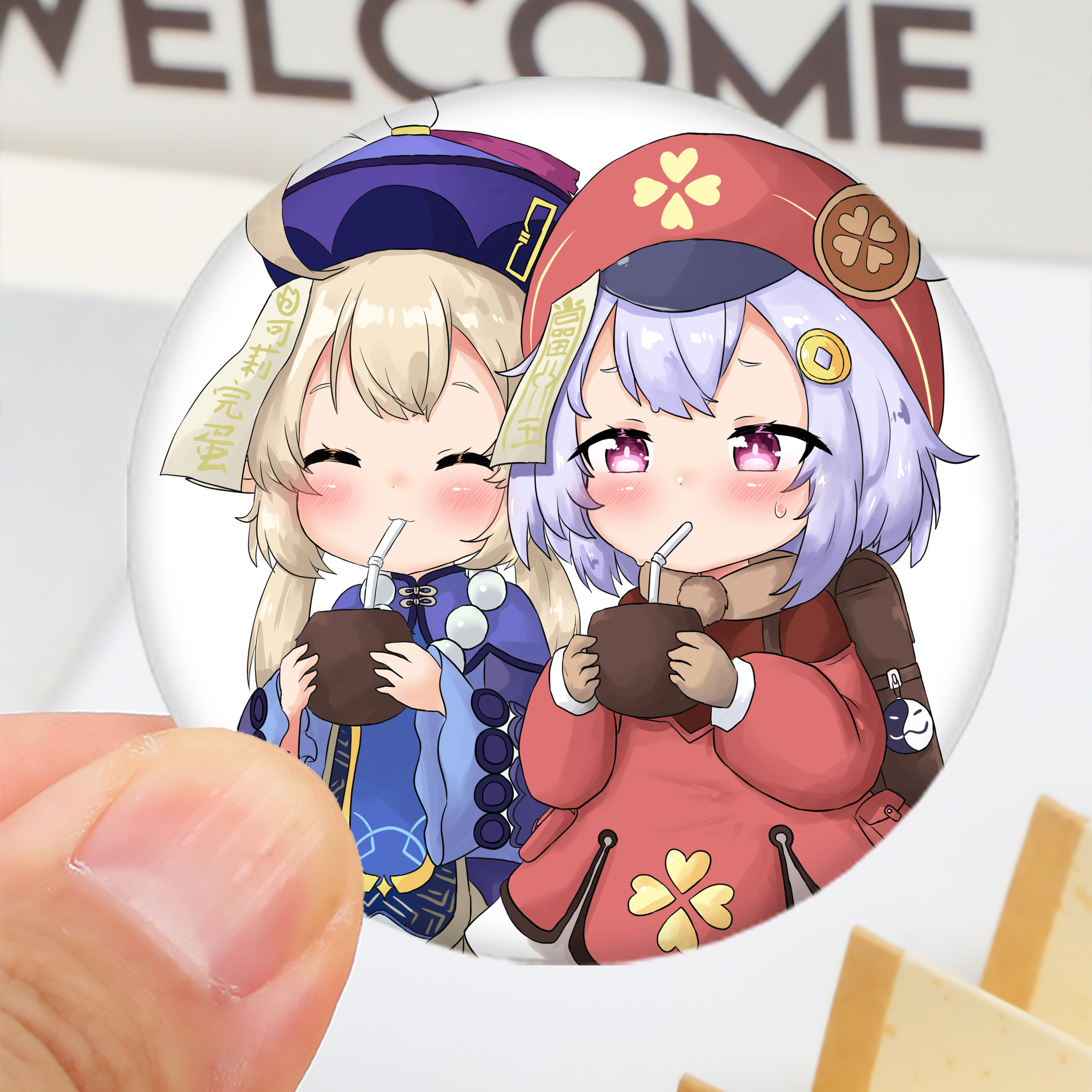 げんし神 七七 なな  genshin Nana 6cm 缶バッジ 複数セット