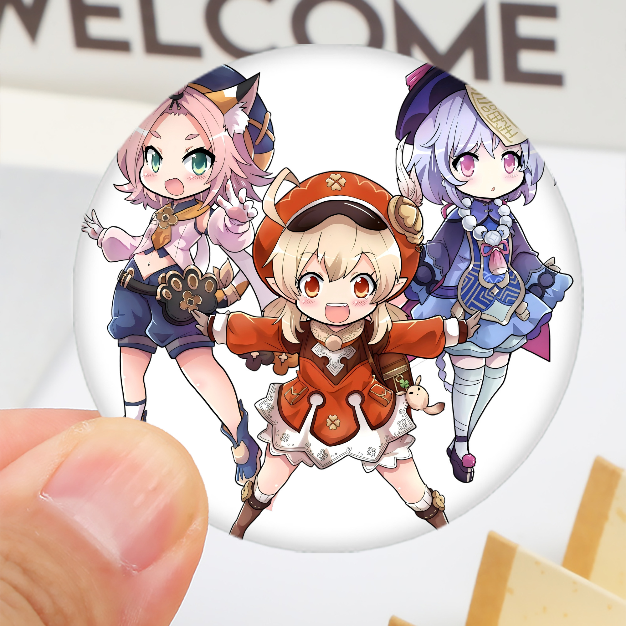 げんし神 七七 なな  genshin Nana 6cm 缶バッジ 複数セット