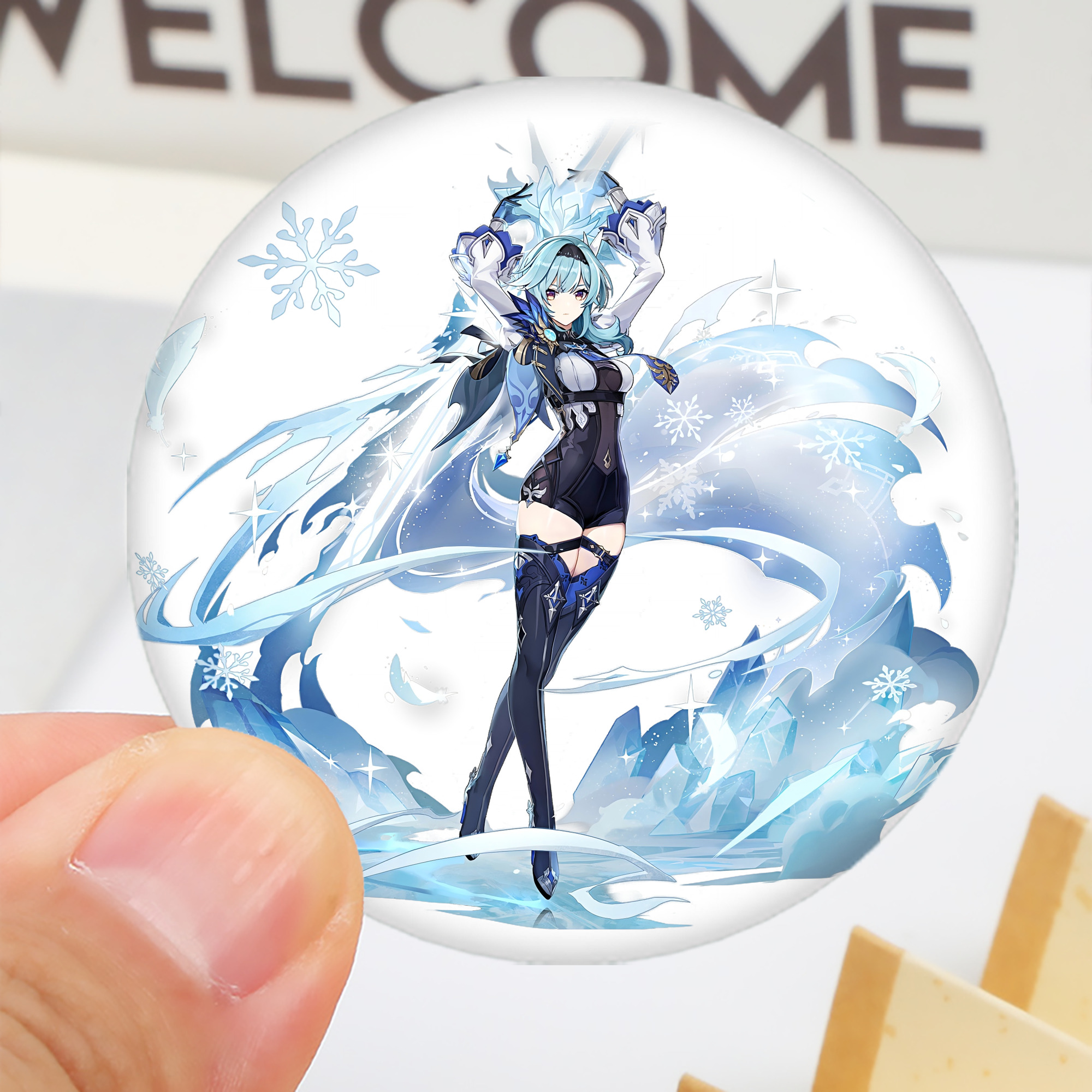 げんし神 优菈 ゆうら genshin Yūra 6cm 缶バッジ 複数セット