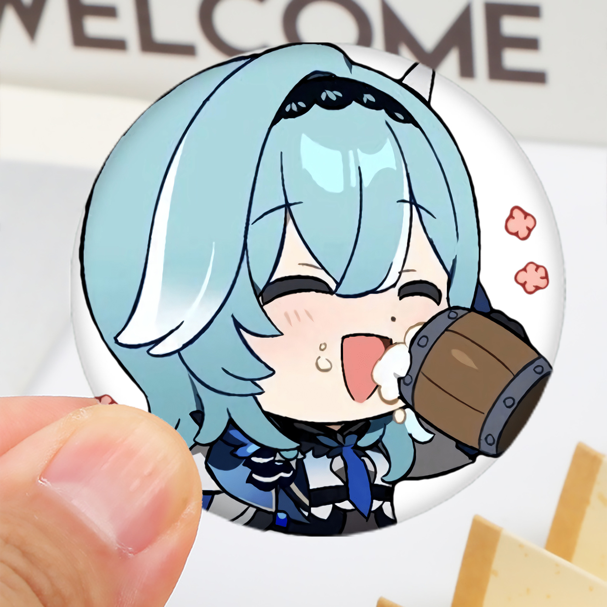 げんし神 优菈 ゆうら genshin Yūra 6cm 缶バッジ 複数セット