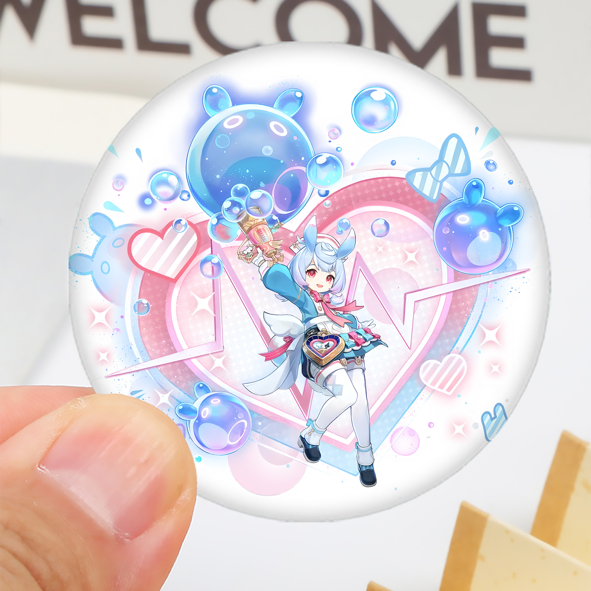 げんし神 シゲウィン genshin Shigewin 6cm 缶バッジ 複数セット