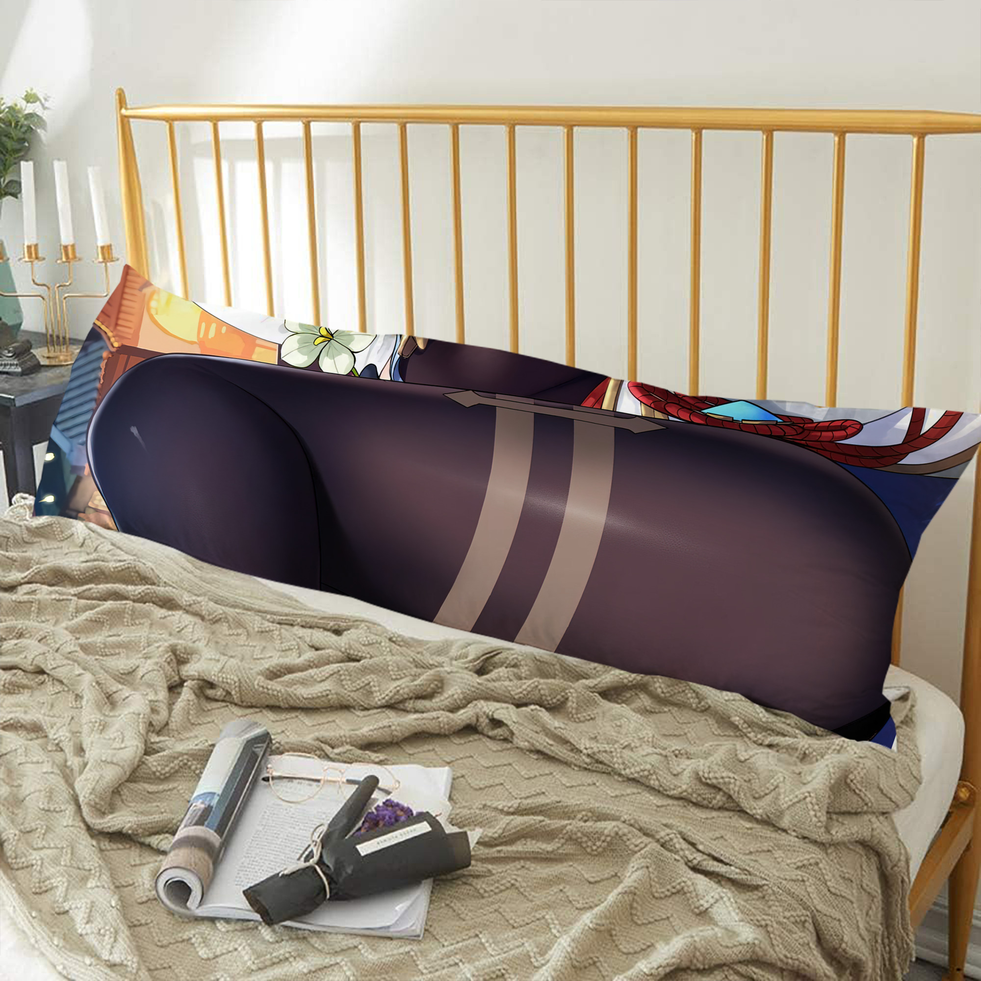 げんし神 genshin ロング抱き枕カバー 両面プリントタイプ（サイズ選択可）