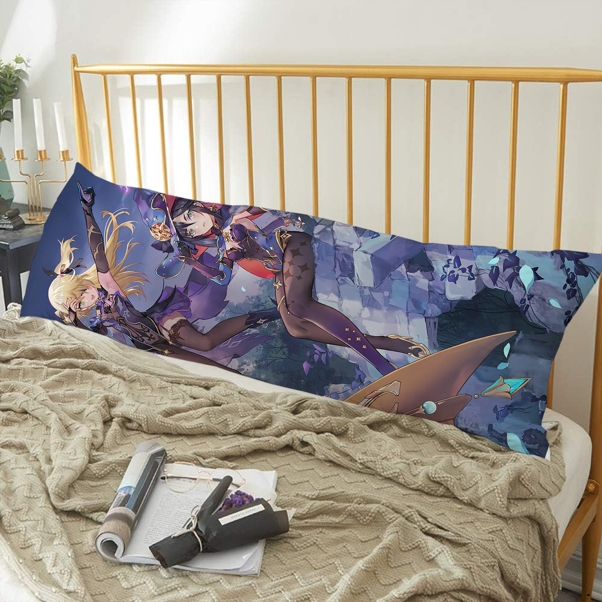 げんし神 genshin ロング抱き枕カバー 両面プリントタイプ（サイズ選択可）