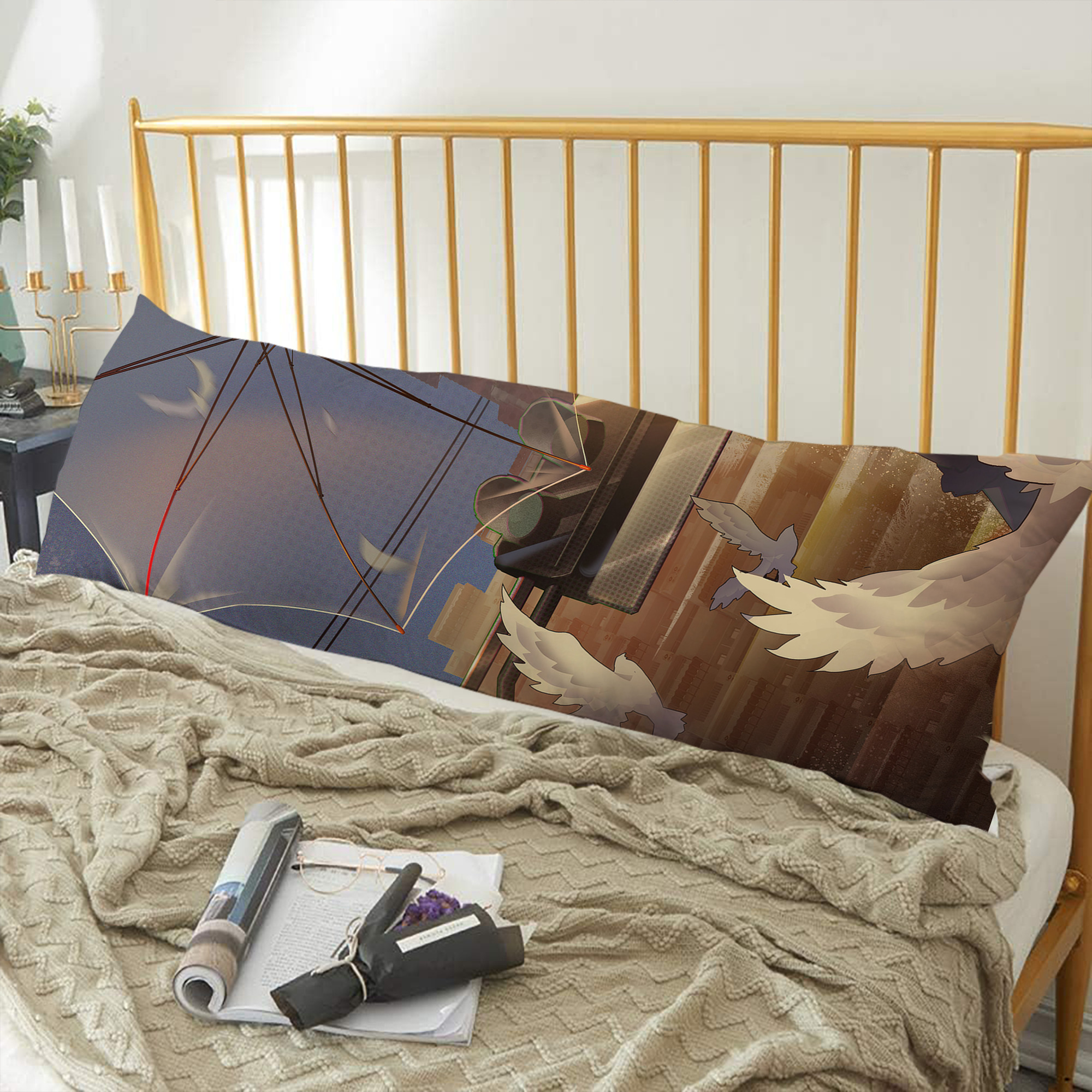 げんし神 genshin ロング抱き枕カバー 両面プリントタイプ（サイズ選択可）