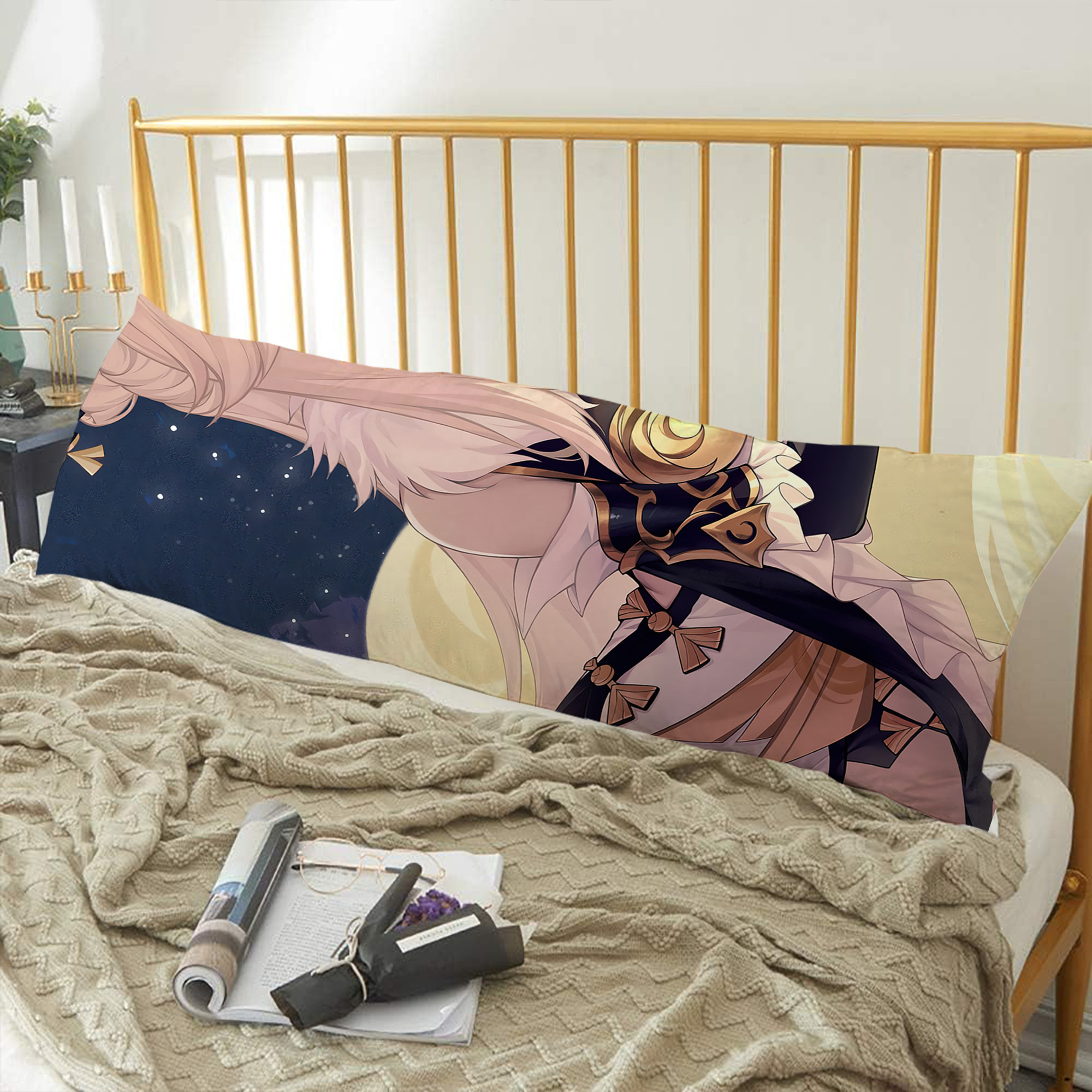 げんし神 genshin ロング抱き枕カバー 両面プリントタイプ（サイズ選択可）