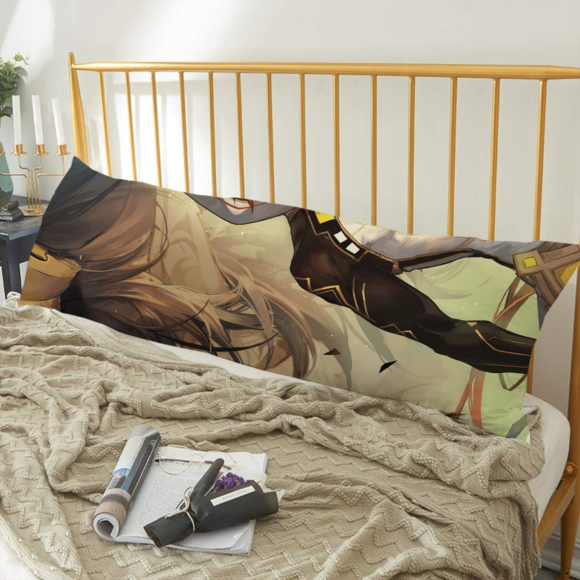 げんし神 genshin ロング抱き枕カバー 両面プリントタイプ（サイズ選択可）