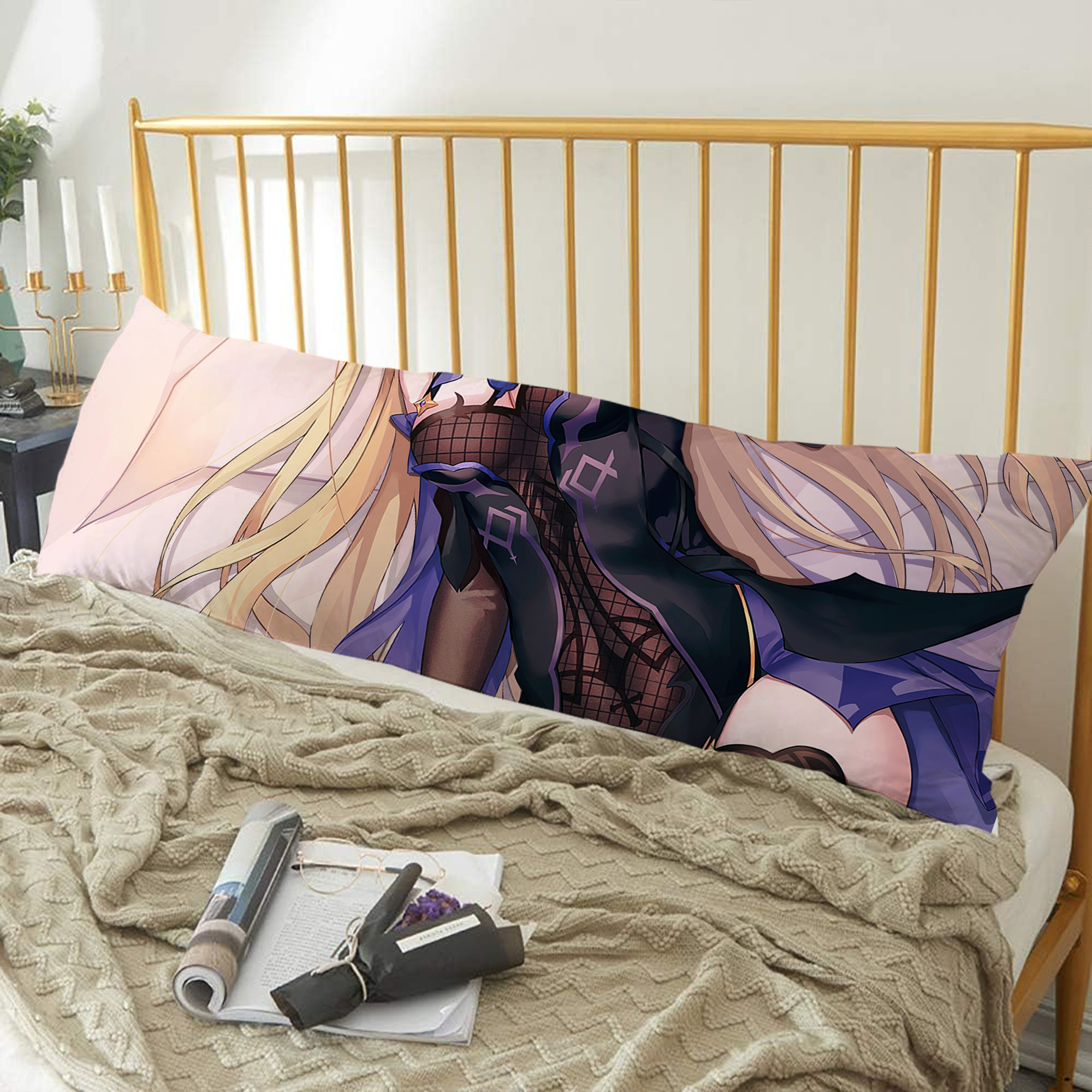 げんし神 genshin ロング抱き枕カバー 両面プリントタイプ（サイズ選択可）