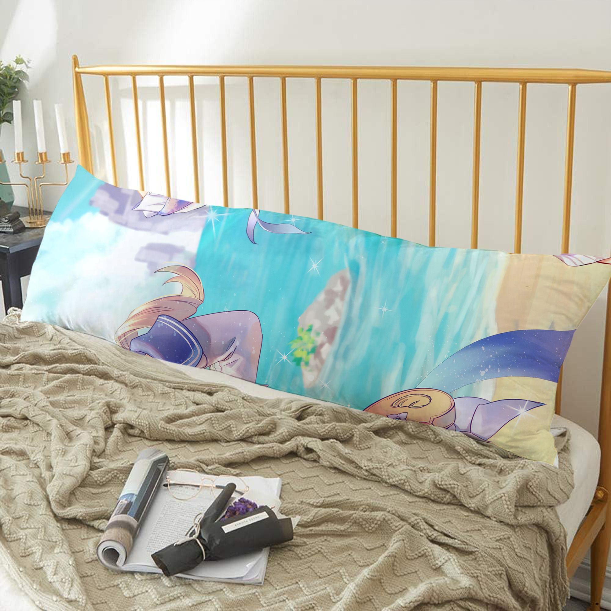 げんし神 genshin ロング抱き枕カバー 両面プリントタイプ（サイズ選択可）