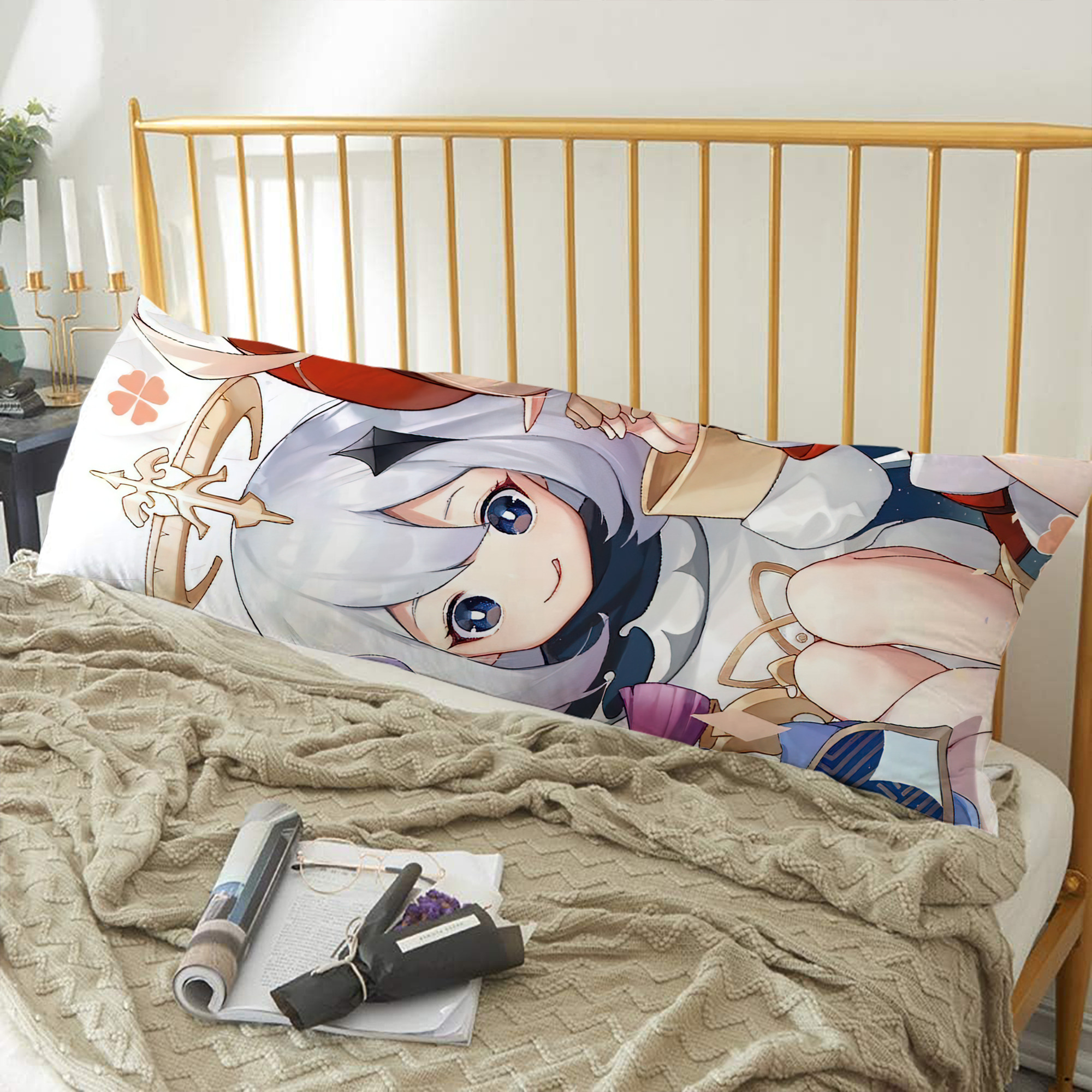 げんし神 genshin ロング抱き枕カバー 両面プリントタイプ（サイズ選択可）