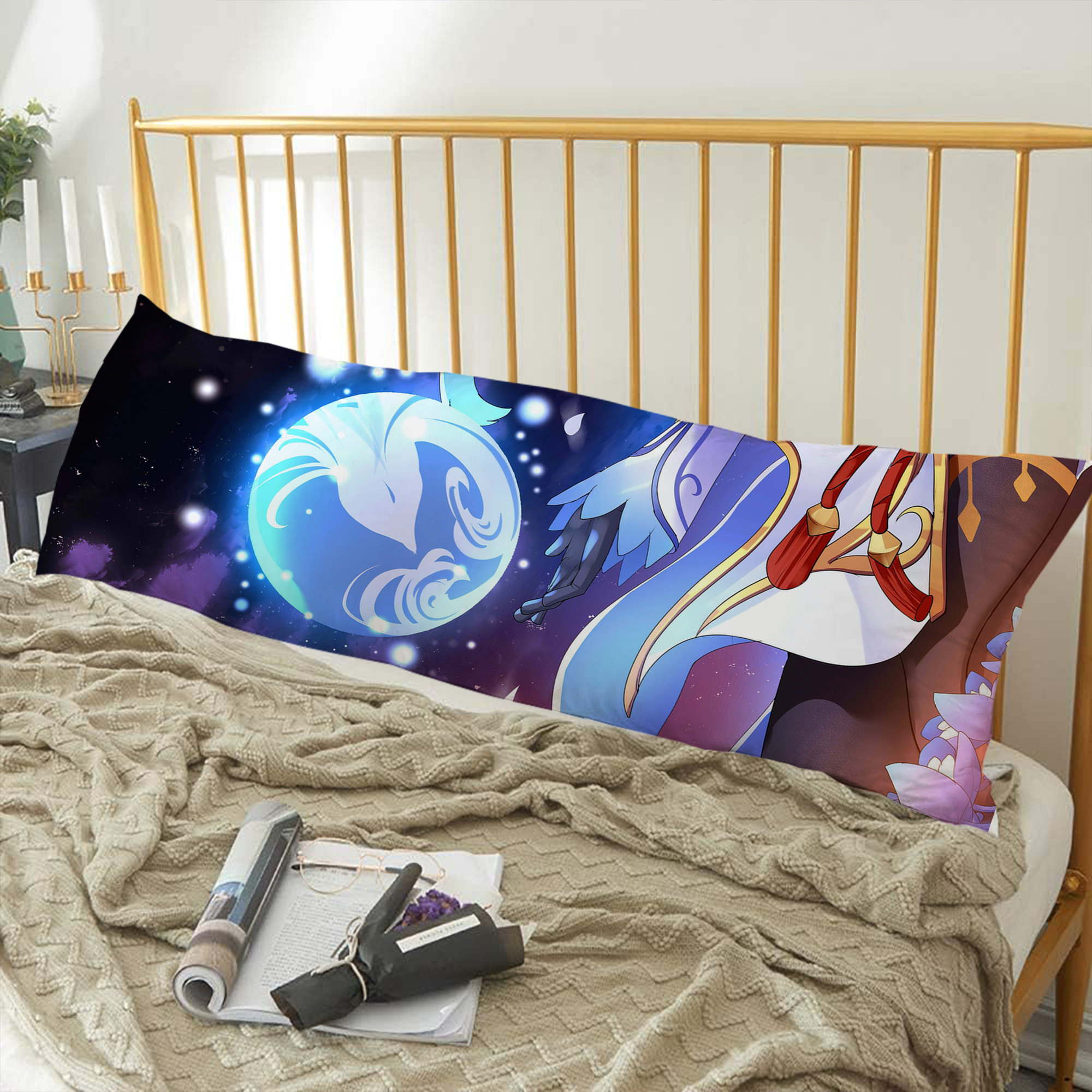 げんし神 genshin ロング抱き枕カバー 両面プリントタイプ（サイズ選択可）