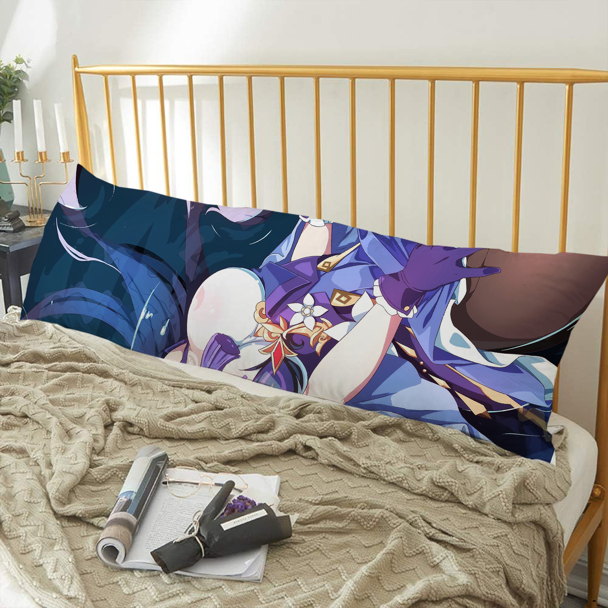 げんし神 genshin ロング抱き枕カバー 両面プリントタイプ（サイズ選択可）