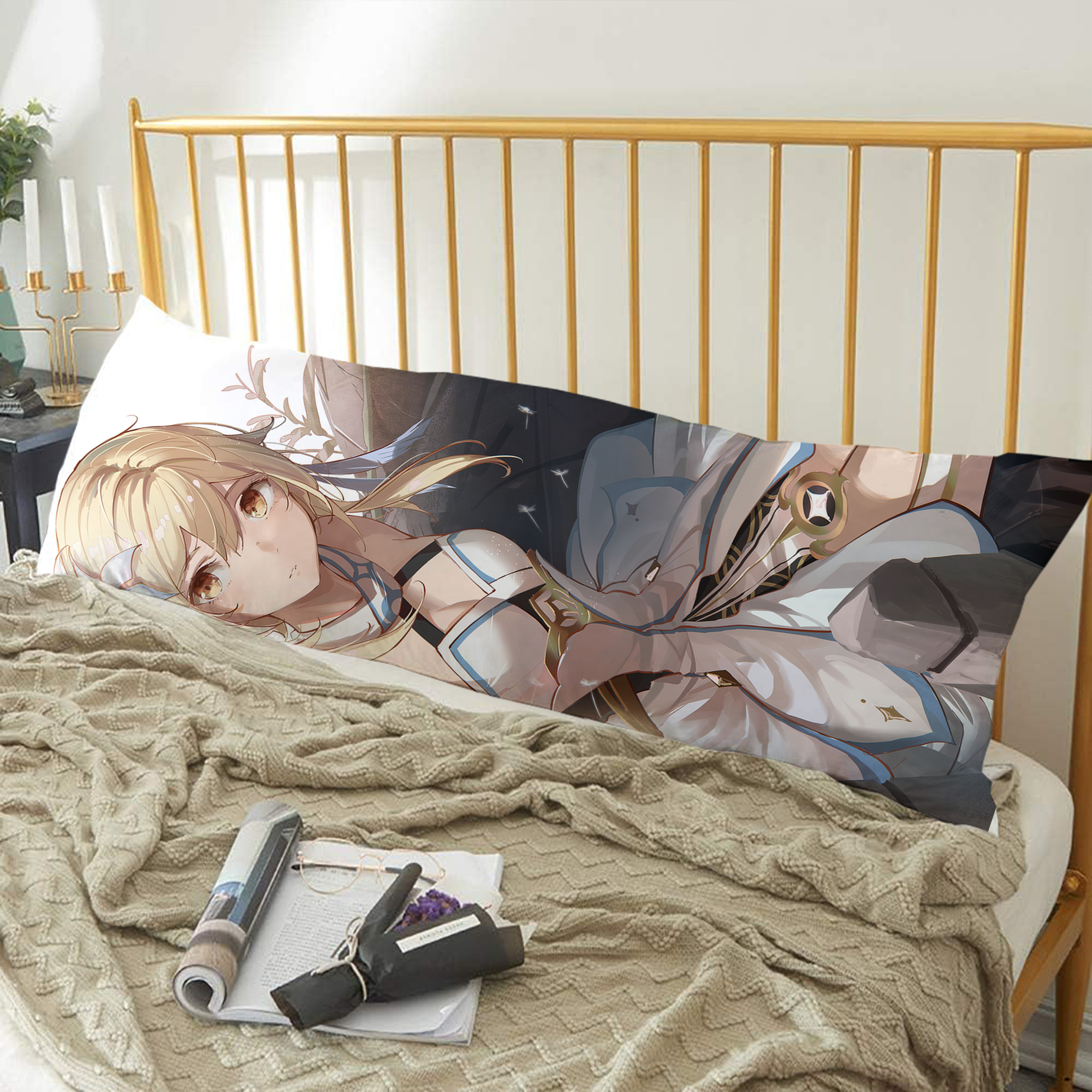 げんし神 genshin ロング抱き枕カバー 両面プリントタイプ（サイズ選択可）