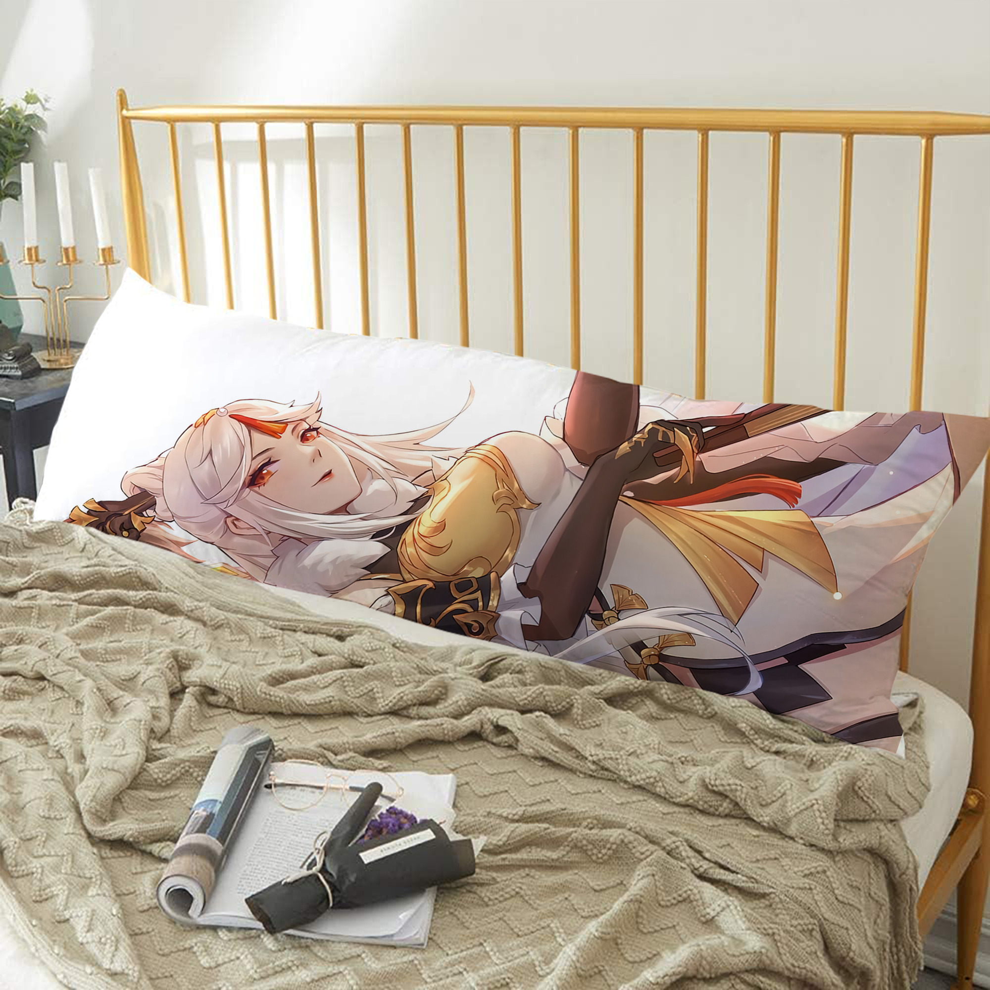 げんし神 genshin ロング抱き枕カバー 両面プリントタイプ（サイズ選択可）